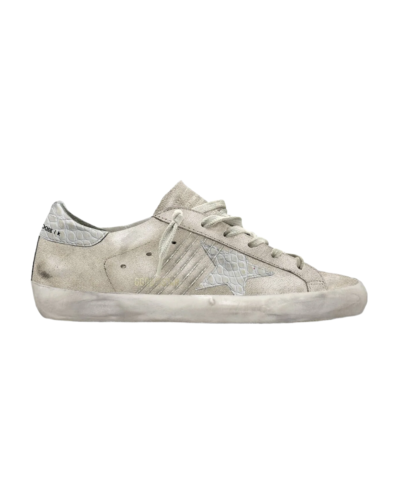 Women | Super-Star Suede with Crocodile Star & Heel Tab | Seedpearl x Butter