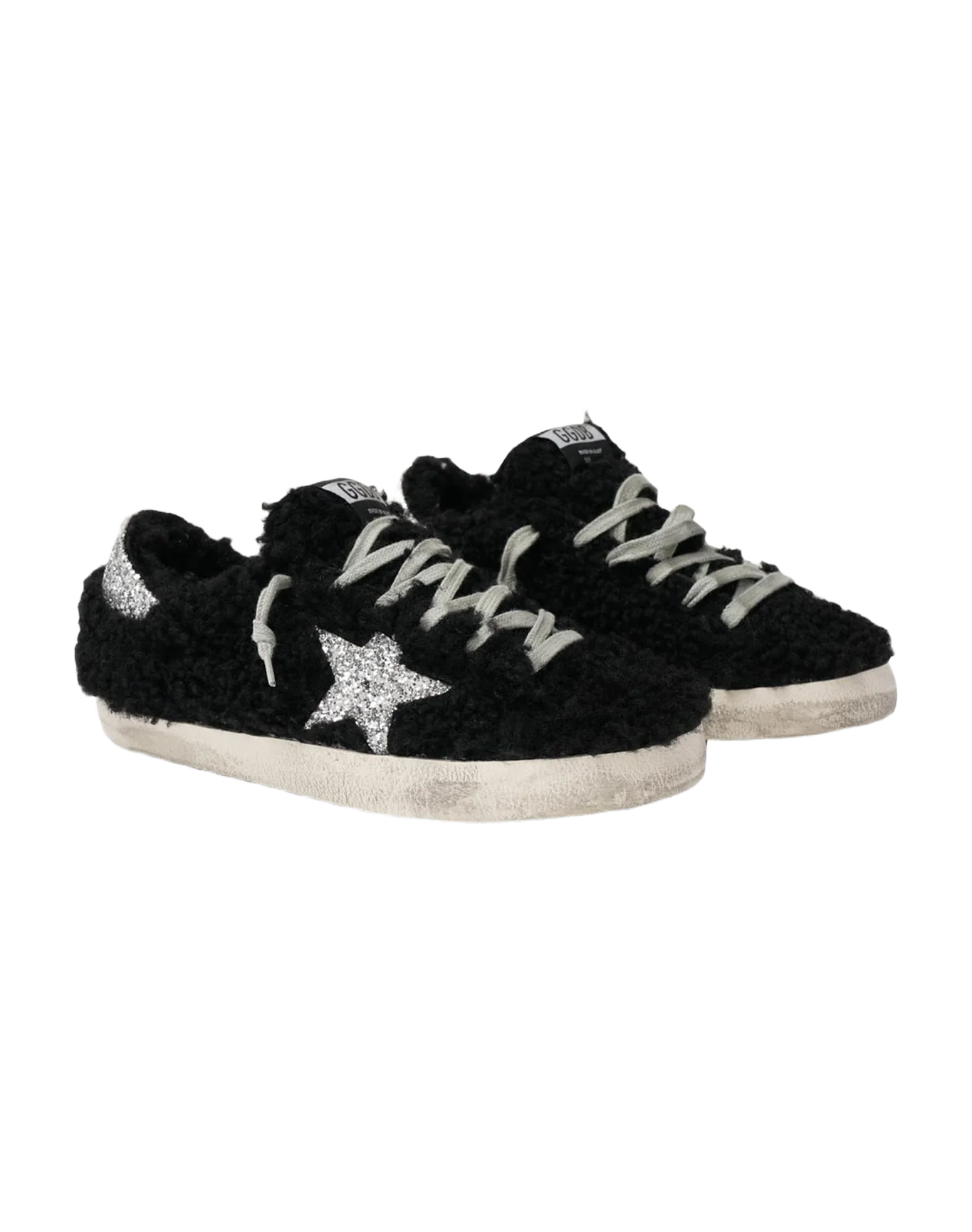 Women | Superstar Sneakers Shearling with Glitter Star