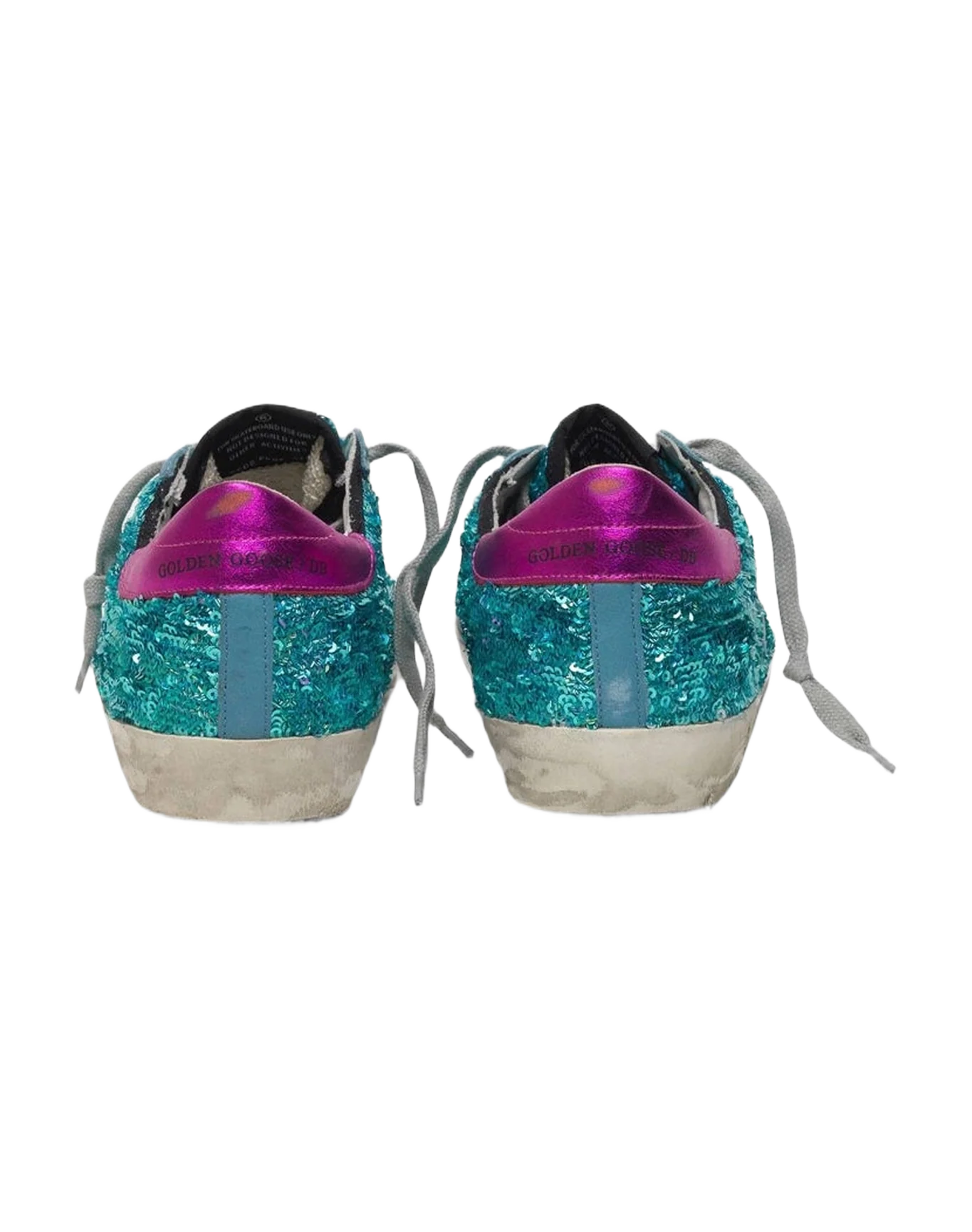 Women | Superstar Sneakers with Sequins & Laminated Heel Tab