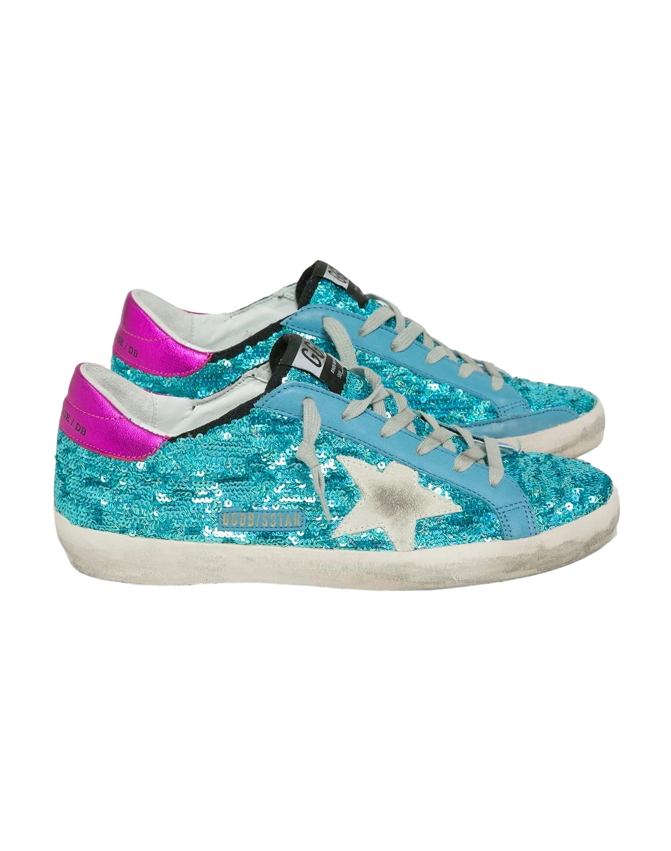 Women | Superstar Sneakers with Sequins & Laminated Heel Tab - Image 2