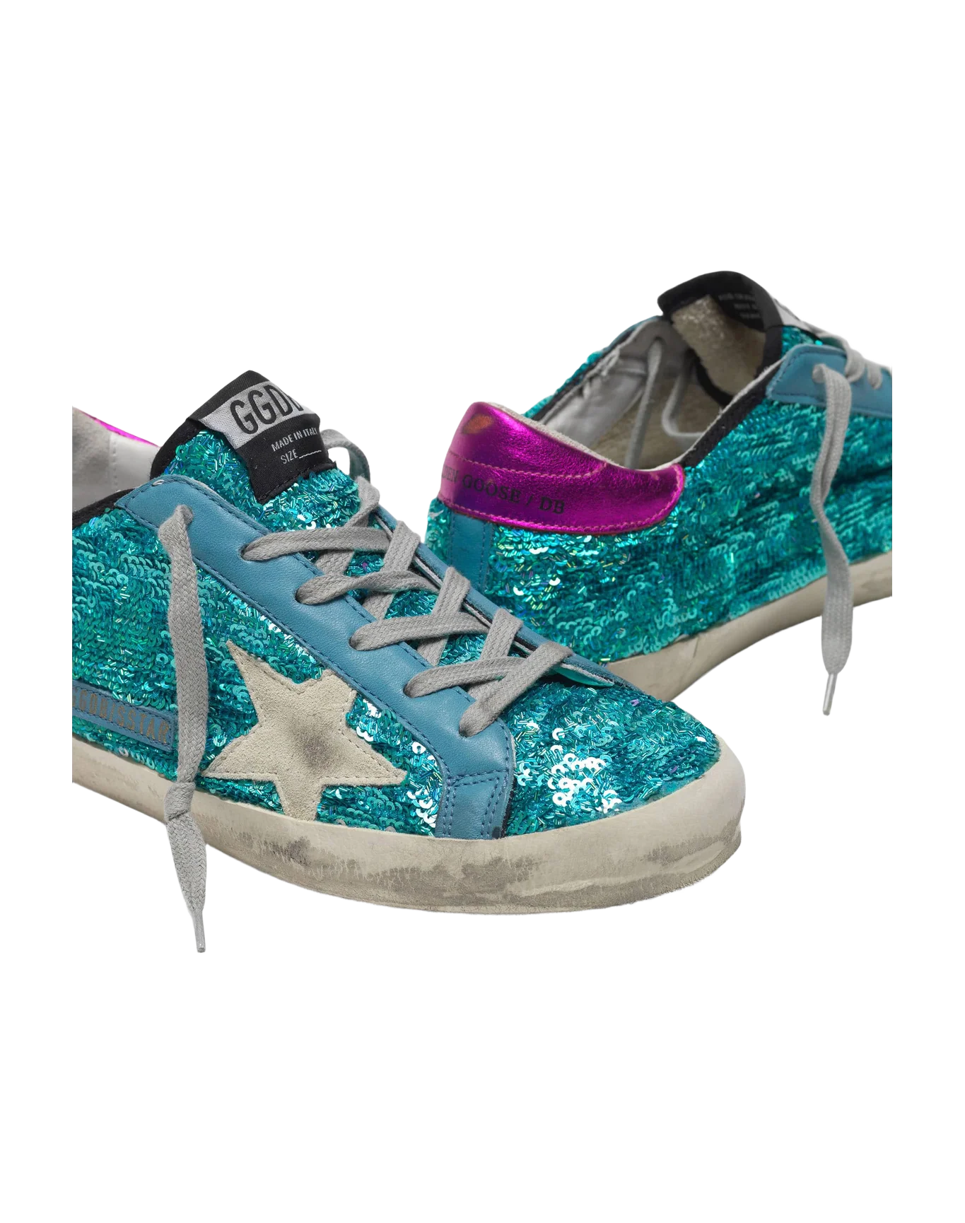 Women | Superstar Sneakers with Sequins & Laminated Heel Tab - Image 4