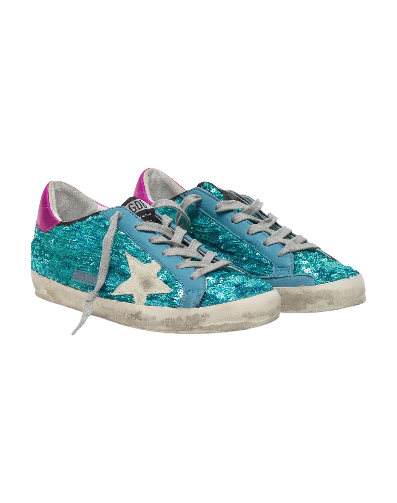 Women | Superstar Sneakers with Sequins & Laminated Heel Tab - Image 5