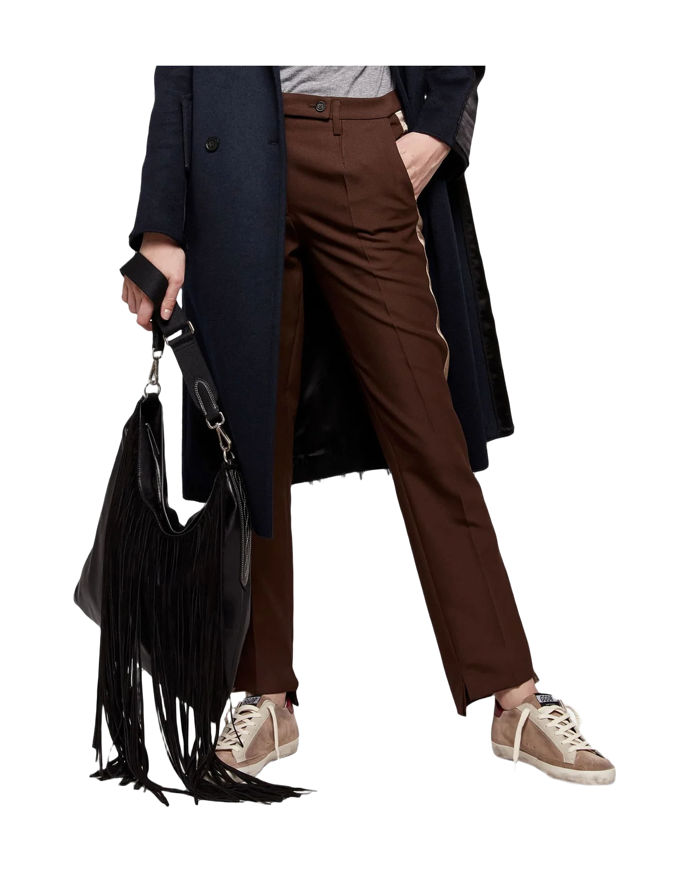 Women | The Carry Over Hobo Bag Leather with Suede Fringes - Image 5
