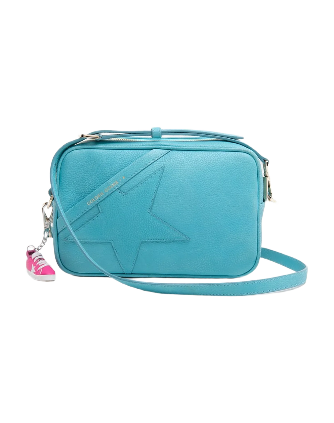 Women | Turquoise Star Bag Made Of Hammered Leather - Image 8