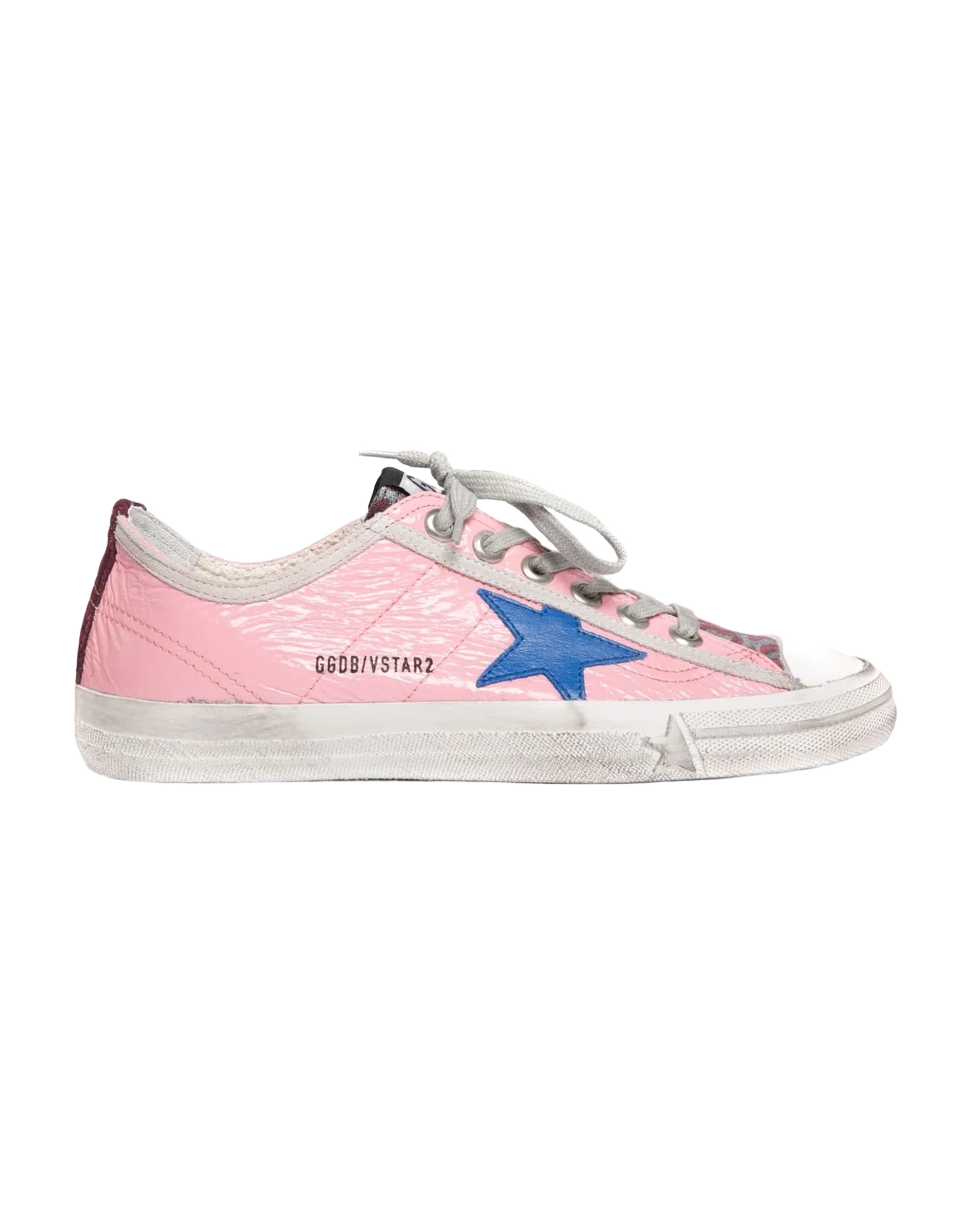 Women | V-Star Pink with Blue Star