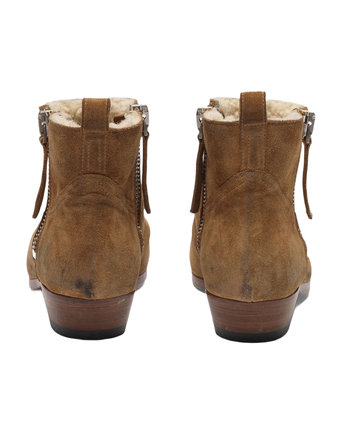 Women | Viand Ankle Boots Suede with Shearling Interior - Image 3