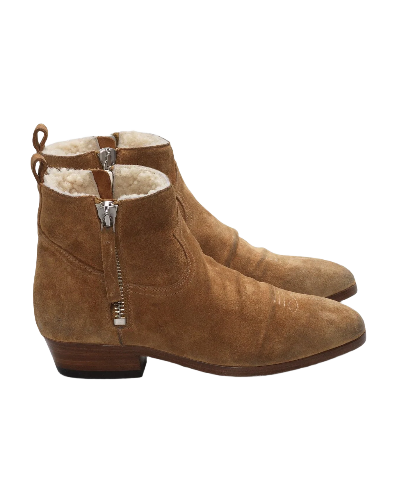 Women | Viand Ankle Boots Suede with Shearling Interior - Image 6