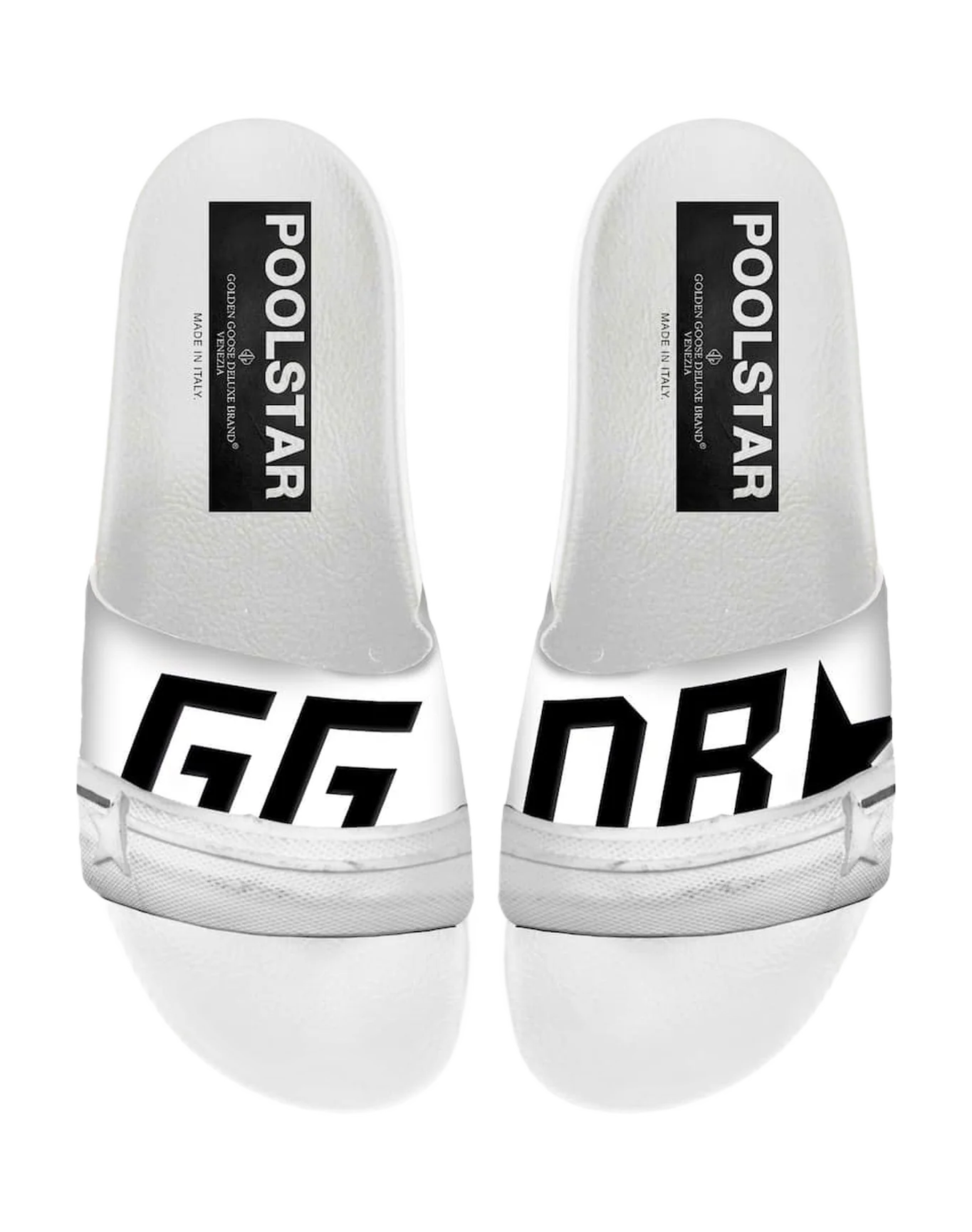 Women | White Poolstars with GGDB Logo - Image 2