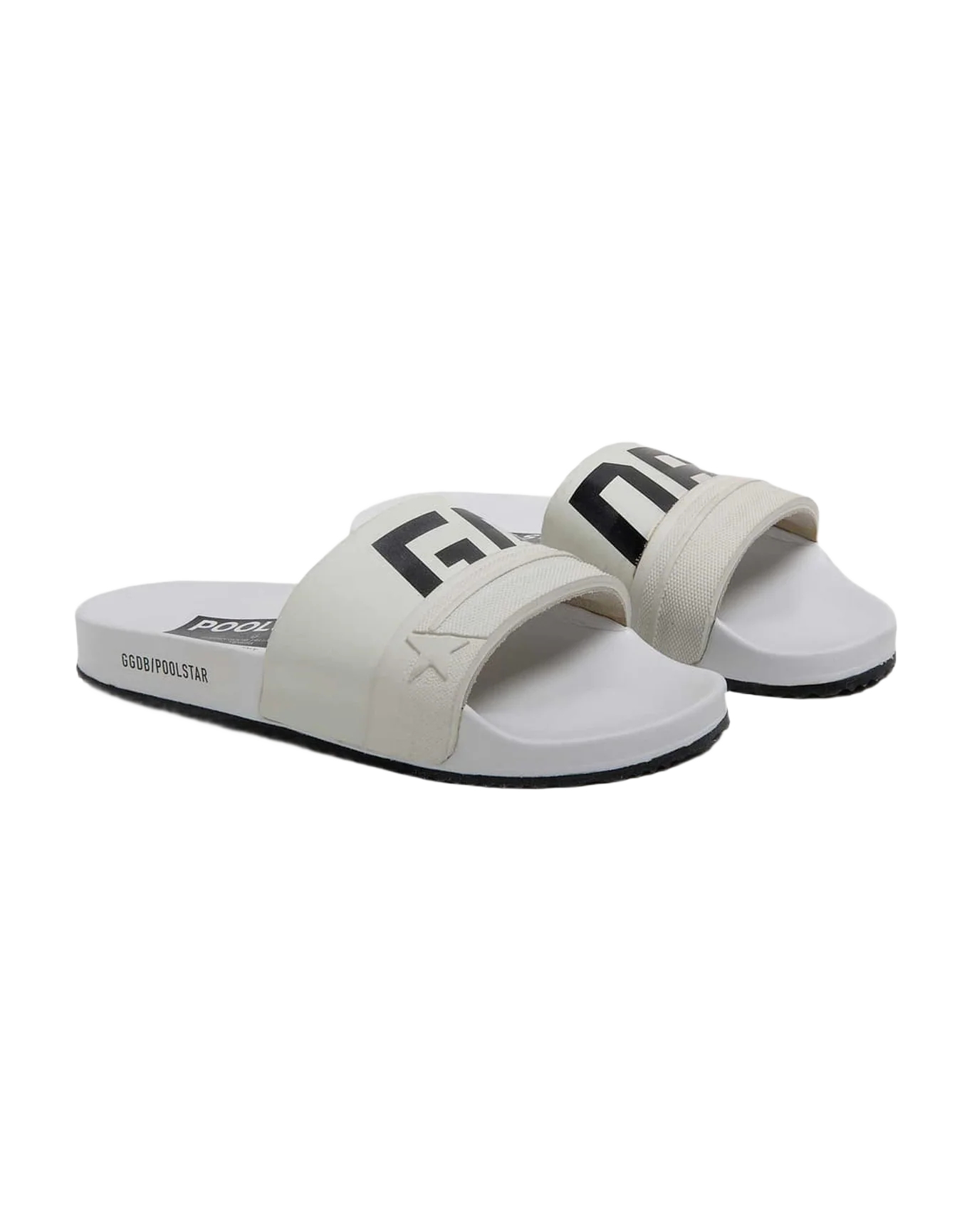 Women | White Poolstars with GGDB Logo - Image 4