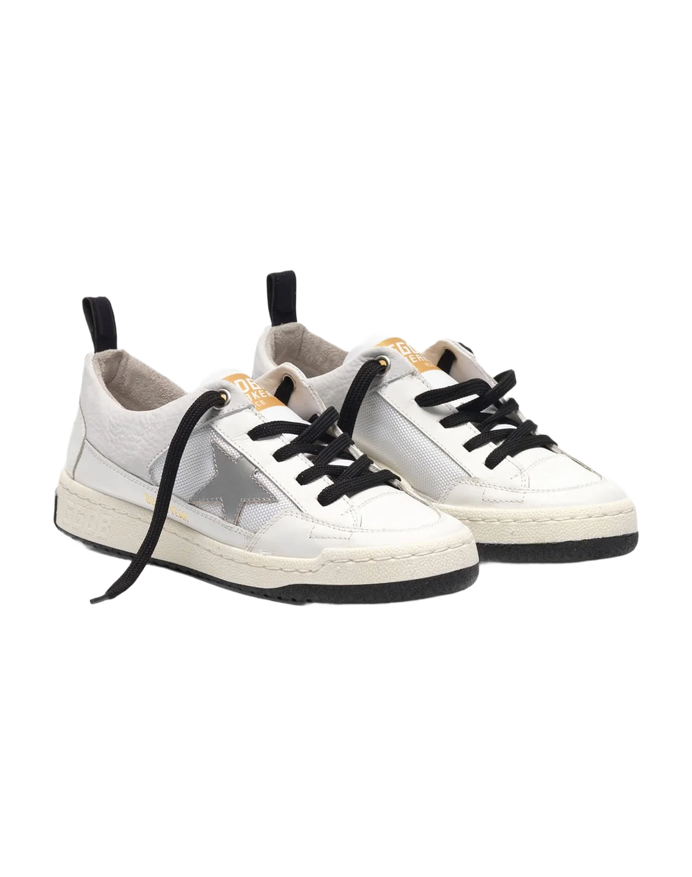 Women | White Yeah! Sneakers with Silver Star - Image 7