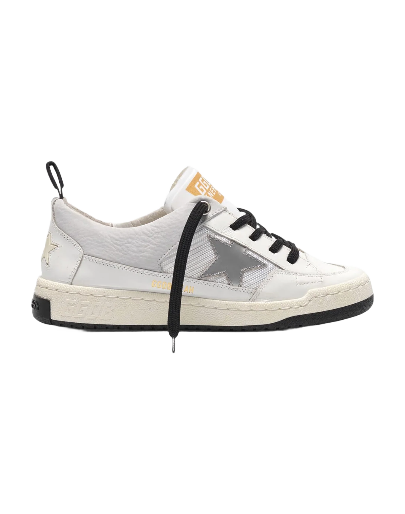 Women | White Yeah! Sneakers with Silver Star - Image 8