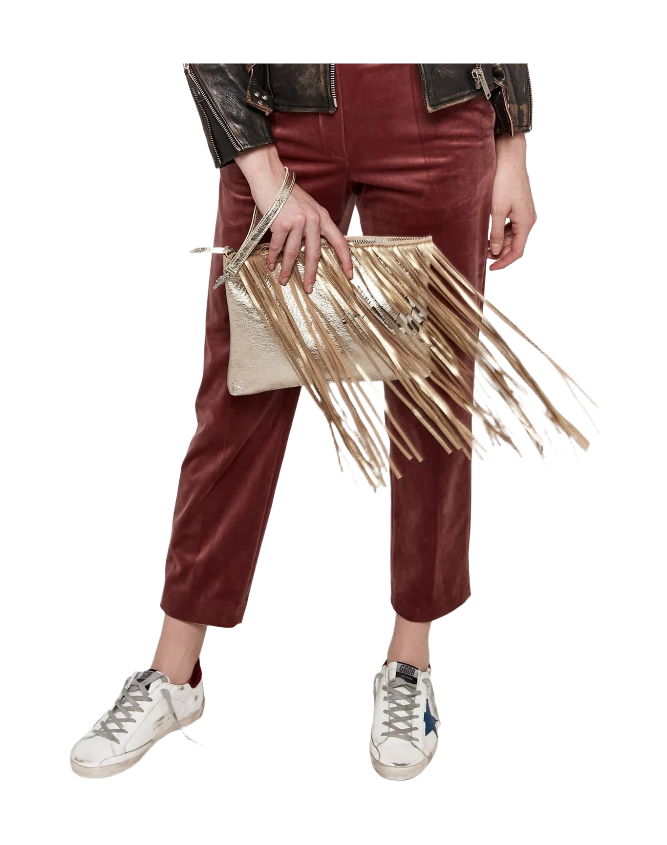 Women | Xl Toast Bag Leather with Suede Fringe - Image 5