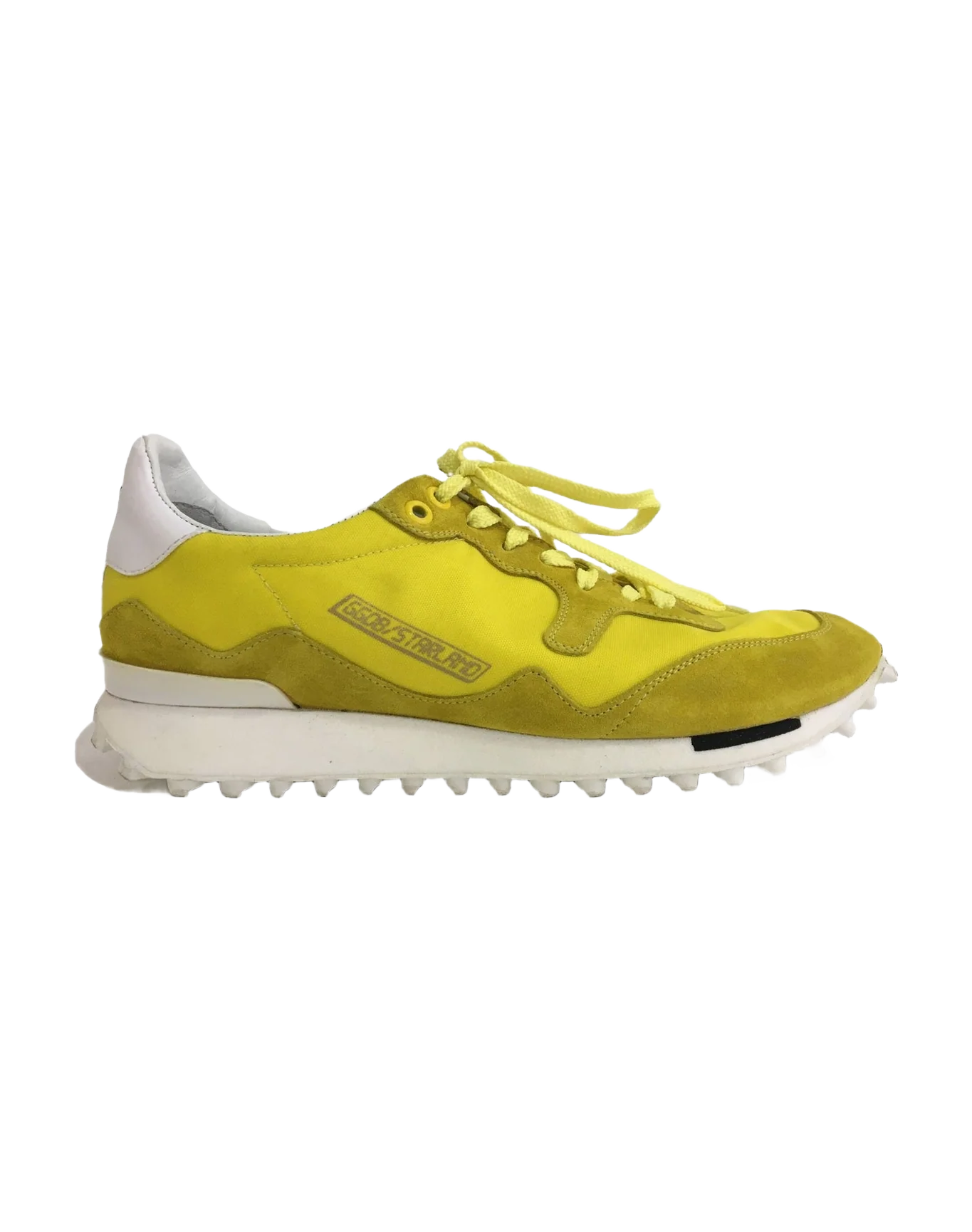 Women | Yellow Nylon Starland Sneakers