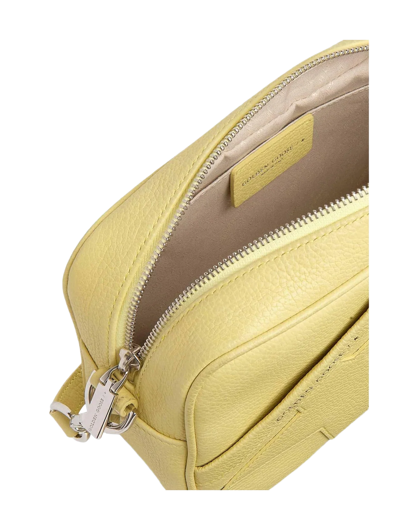 Women | Yellow Star Bag Made Of Hammered Leather