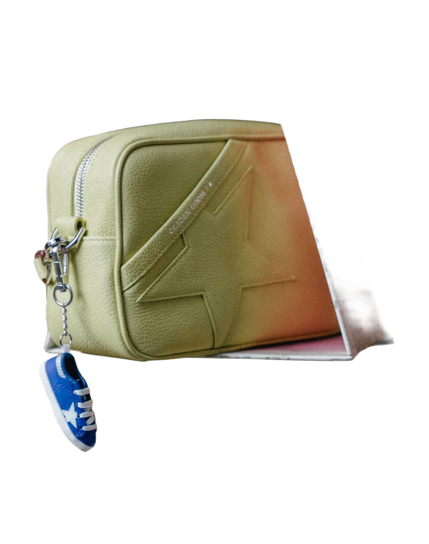Women | Yellow Star Bag Made Of Hammered Leather - Image 8