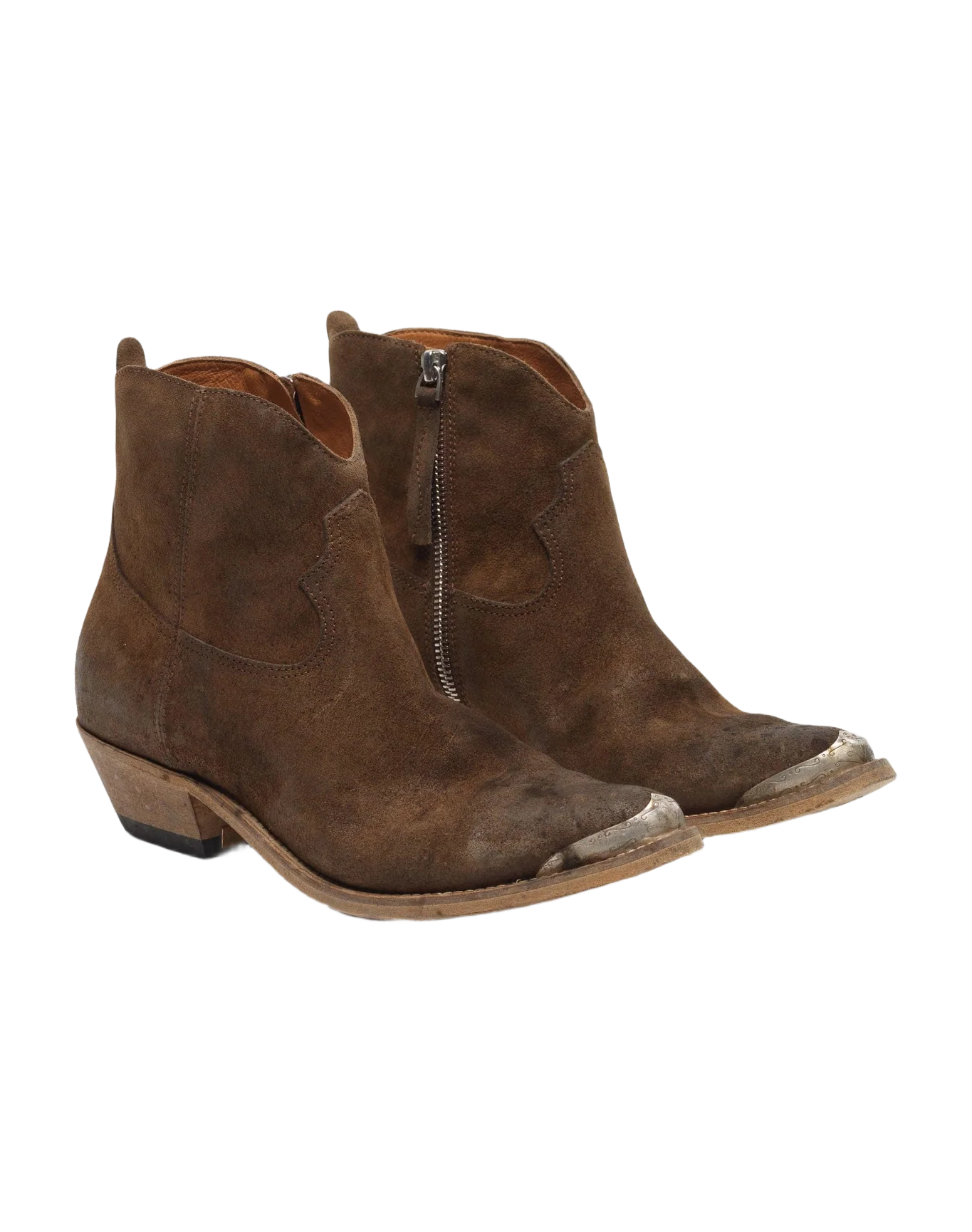 Women | Young Ankle Boots Coffee Suede - Image 8