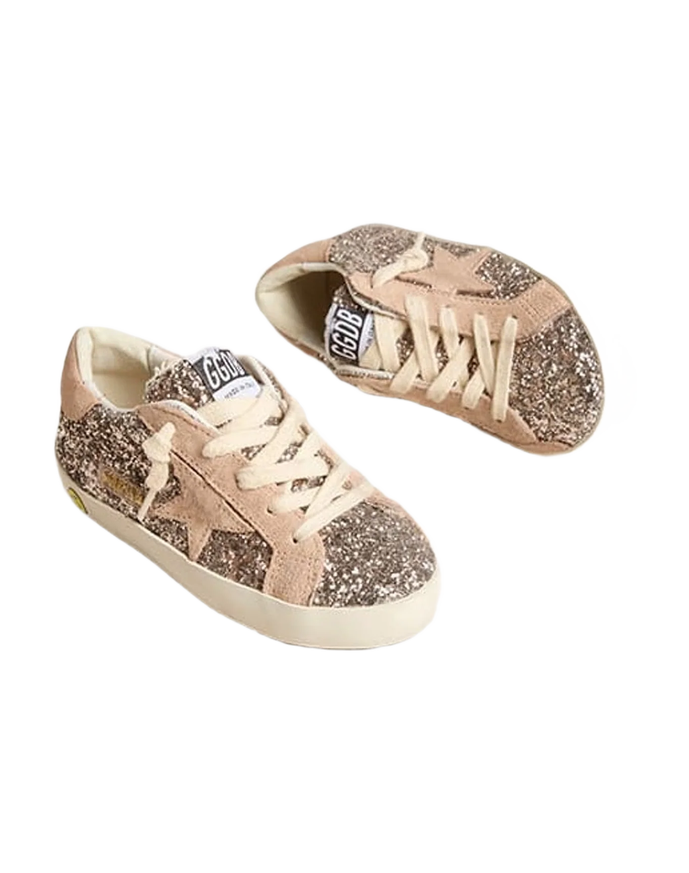 Girl | Junior Super-Star Glitter with Suede Star & Heel Tab | Cinder x Powder Pink (V1) - Image 5