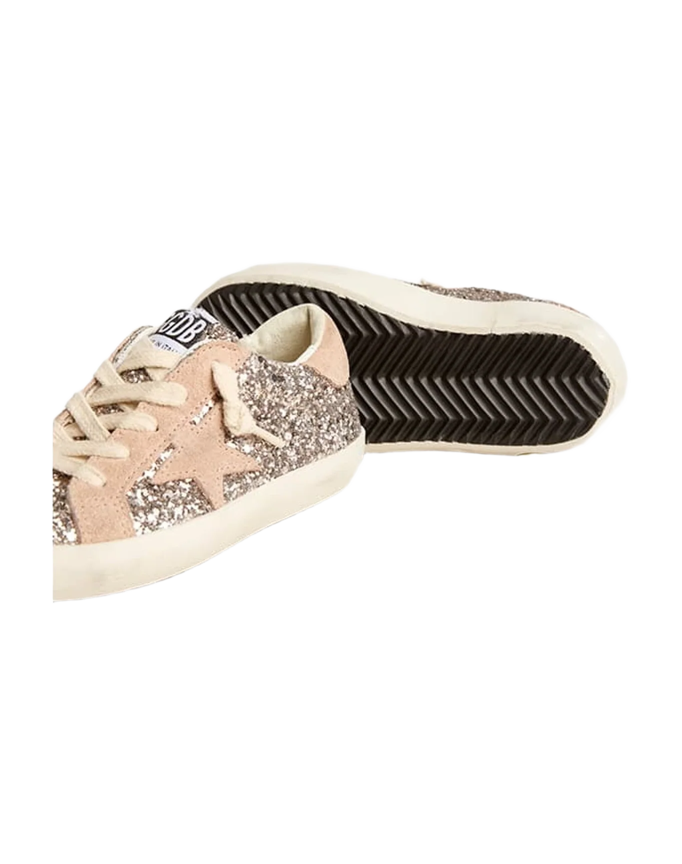 Girl | Junior Super-Star Glitter with Suede Star & Heel Tab | Cinder x Powder Pink (V1) - Image 7