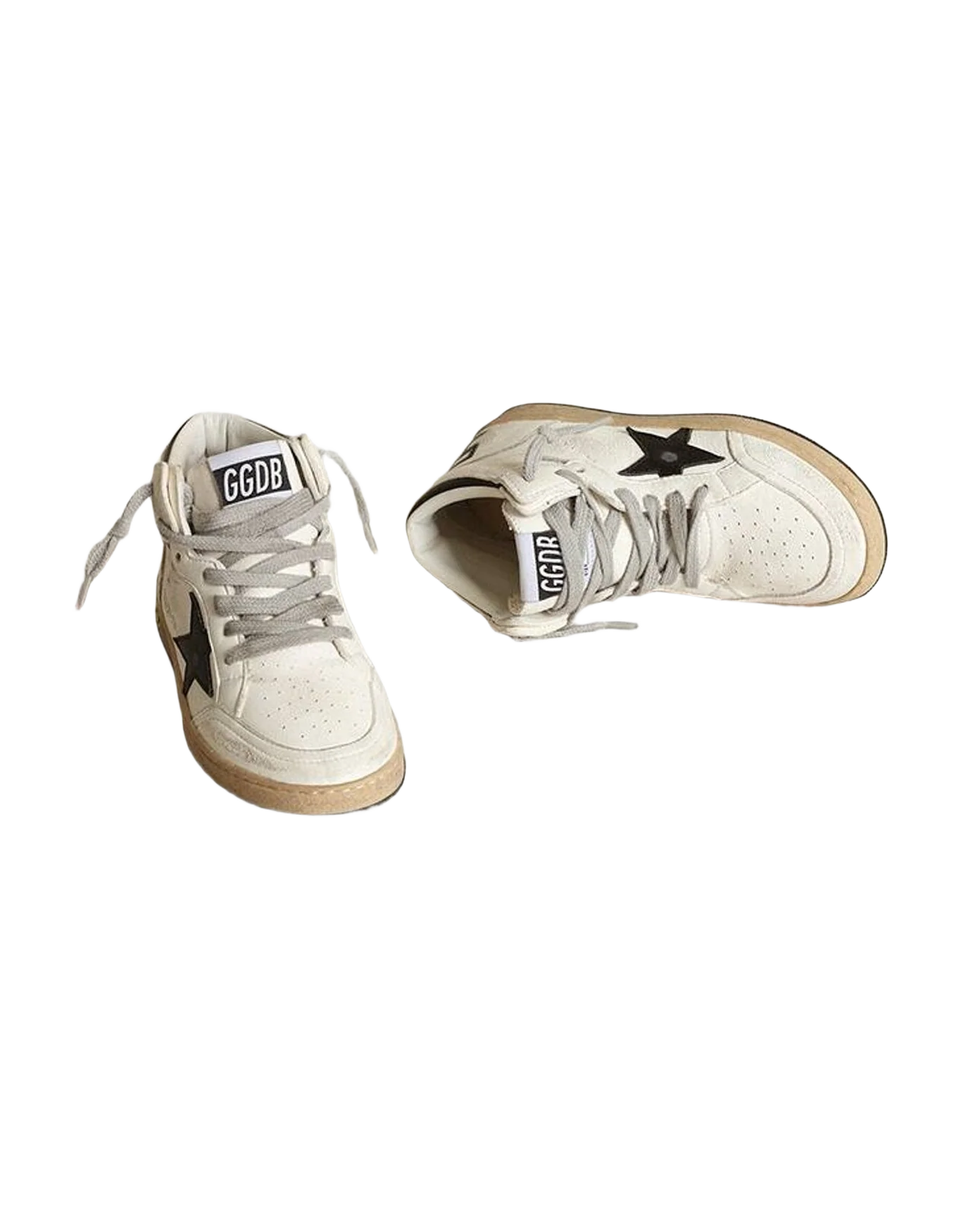Unisex | Young Sky Star Nappa with Star & Heel Tab | White x Black (V1) - Image 10