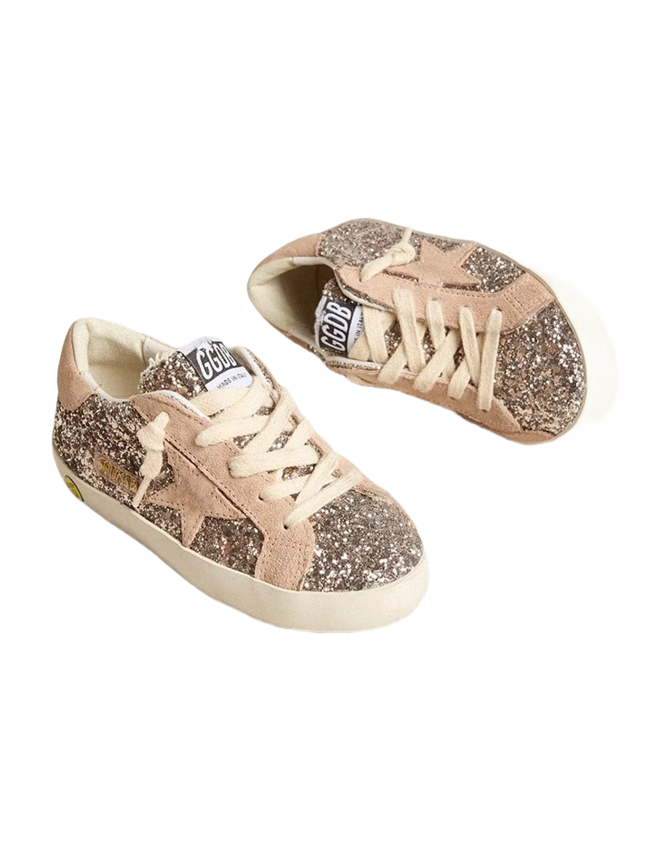 Girl | Young Super-Star Glitter with Suede Star & Heel Tab | Cinder x Powder Pink (V2) - Image 4