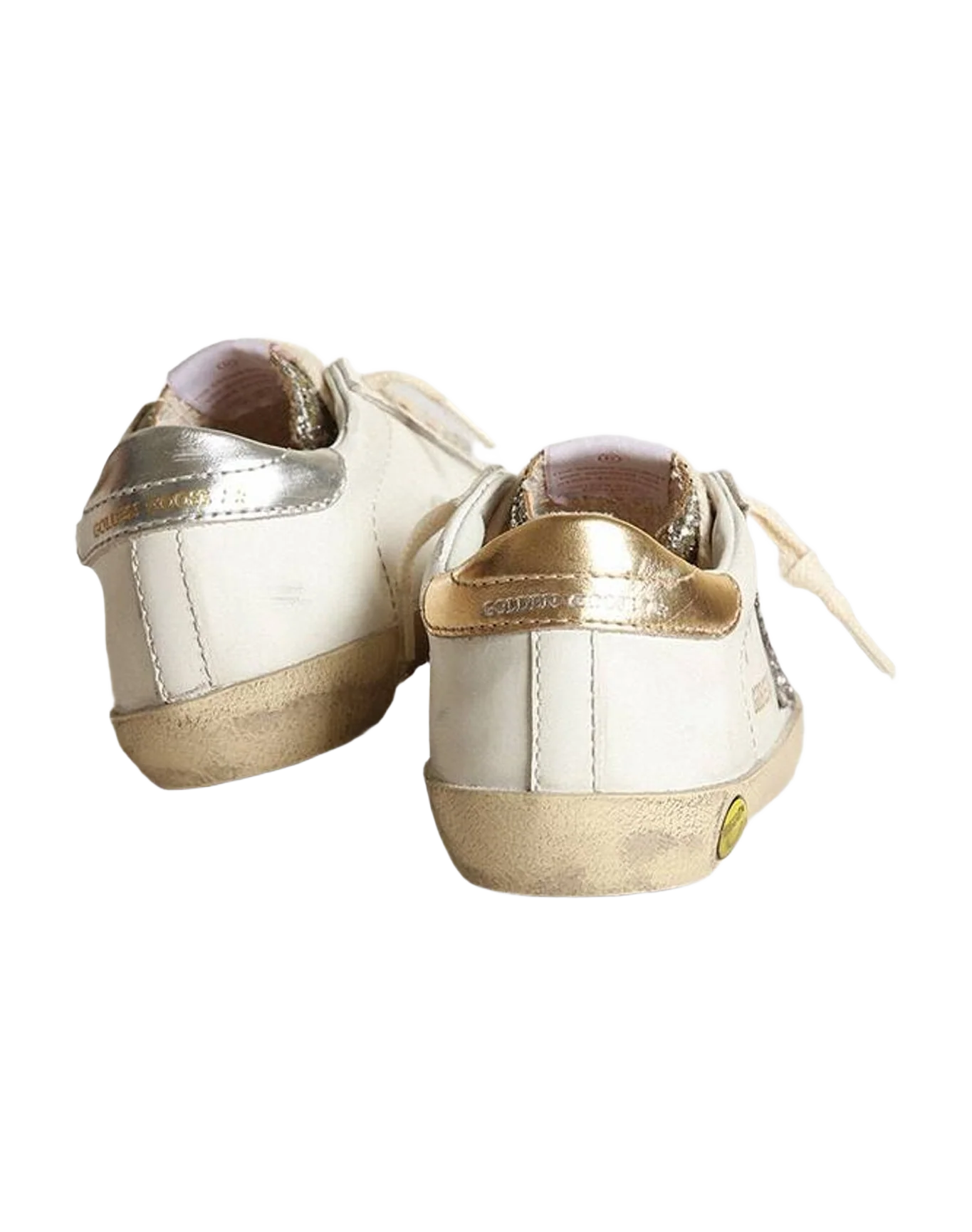 Girl | Young Super-Star with Glitter Star & Platinum Tongue | White x Silver x Gold (V2) - Image 2
