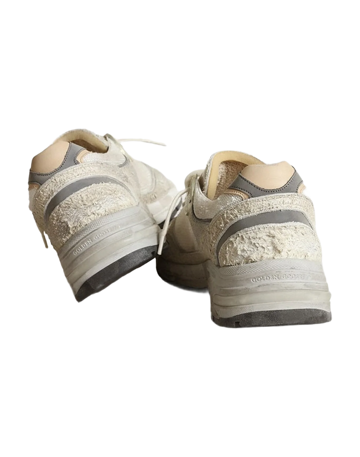Men | Dad Star & Gray Suede & Leather Star | White x Silver (V2)