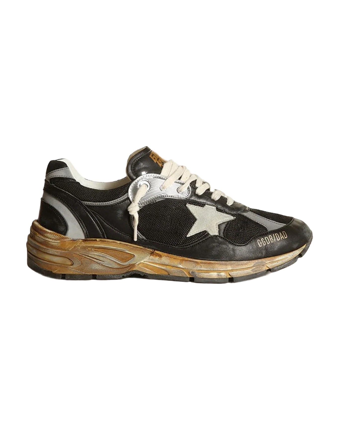 Men | Dad Star Mesh & Nappa with Colored Star | Black x Silver x Ice (V1) - Image 7