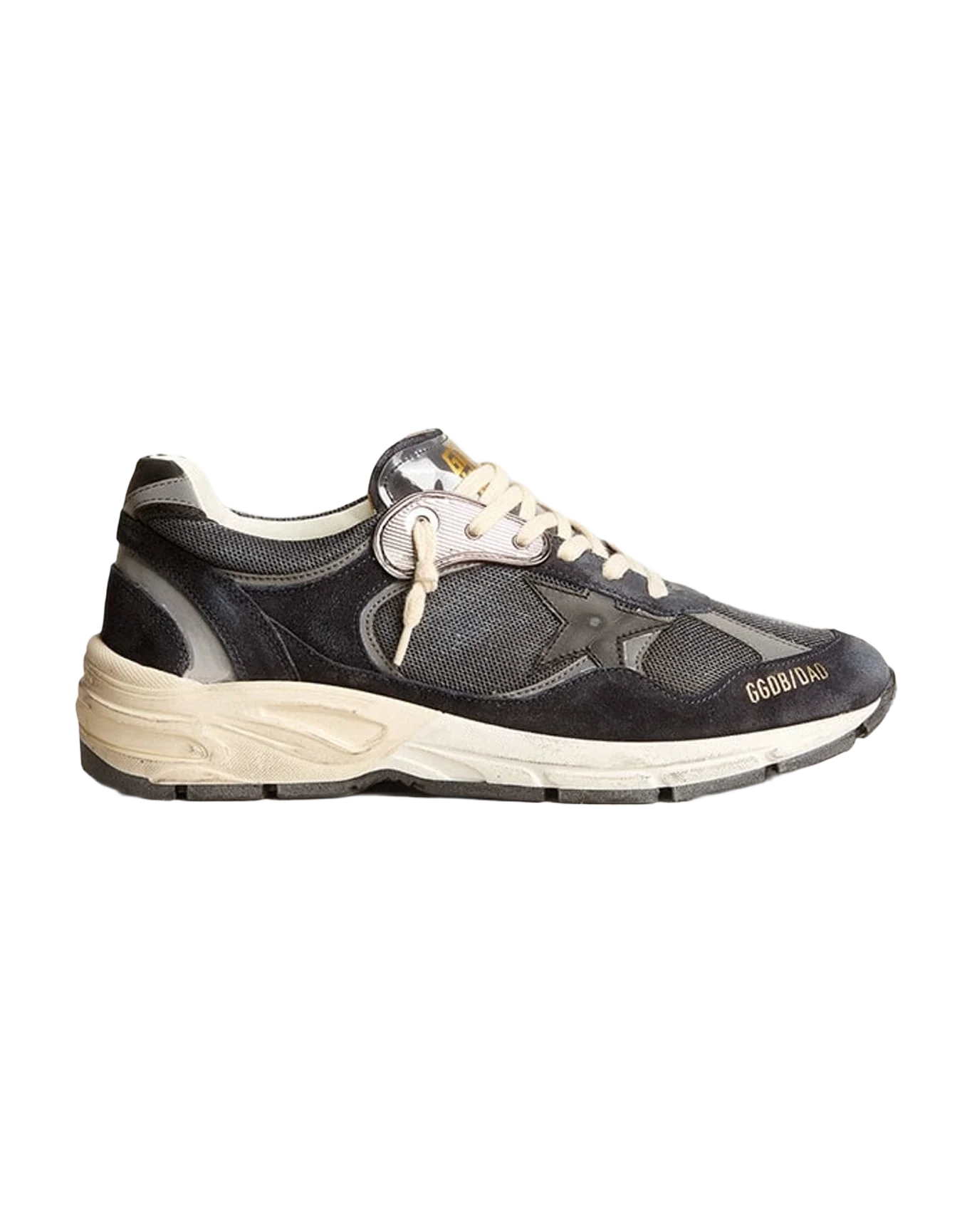 Men | Dad Star Mesh & Suede with Star | Dark Blue x Silver x Black (V1)