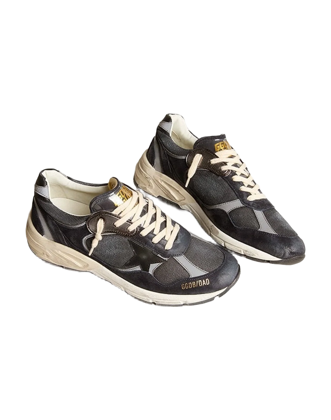 Men | Dad Star Mesh & Suede with Star | Dark Blue x Silver x Black (V1) - Image 6