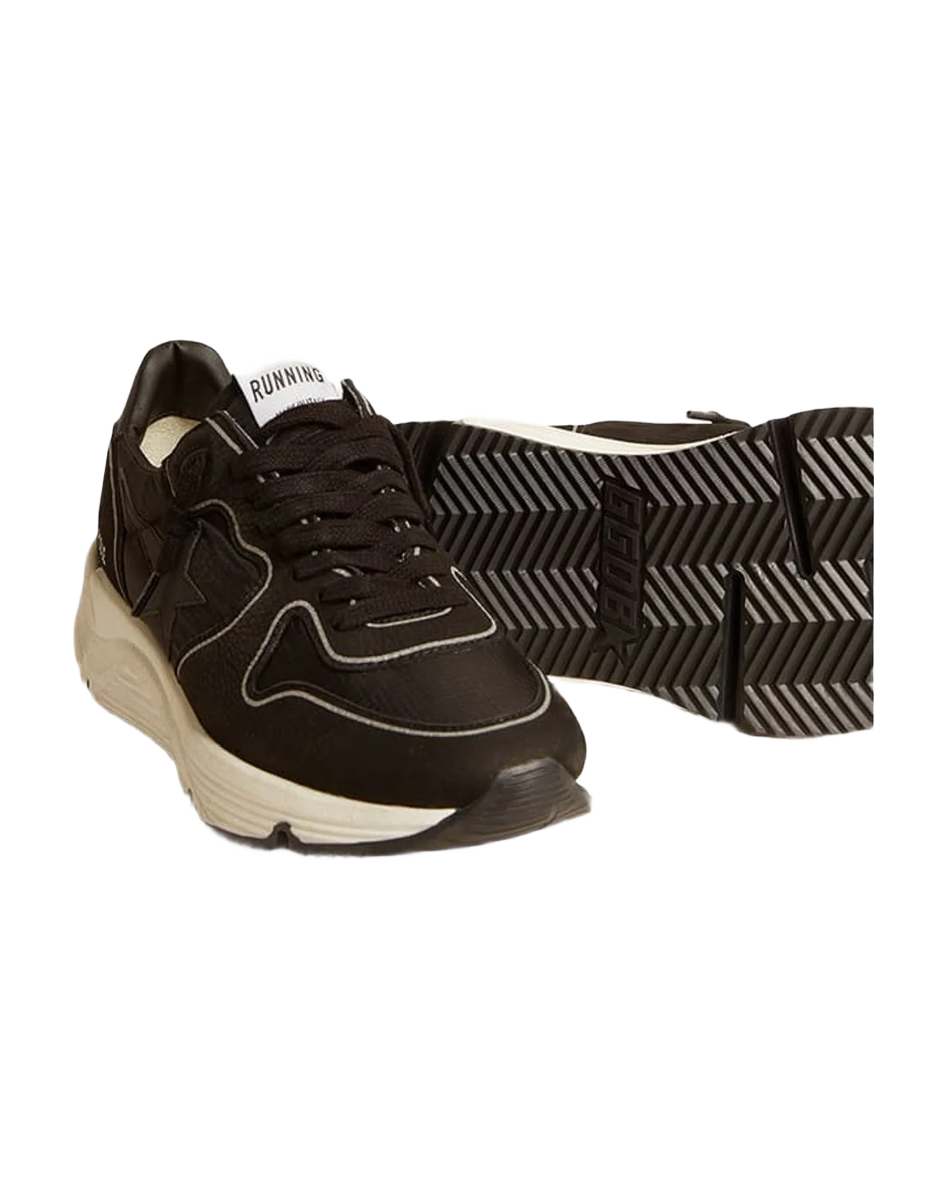 Men | Running Sole Leather & Nylon | Black (V2) - Image 3