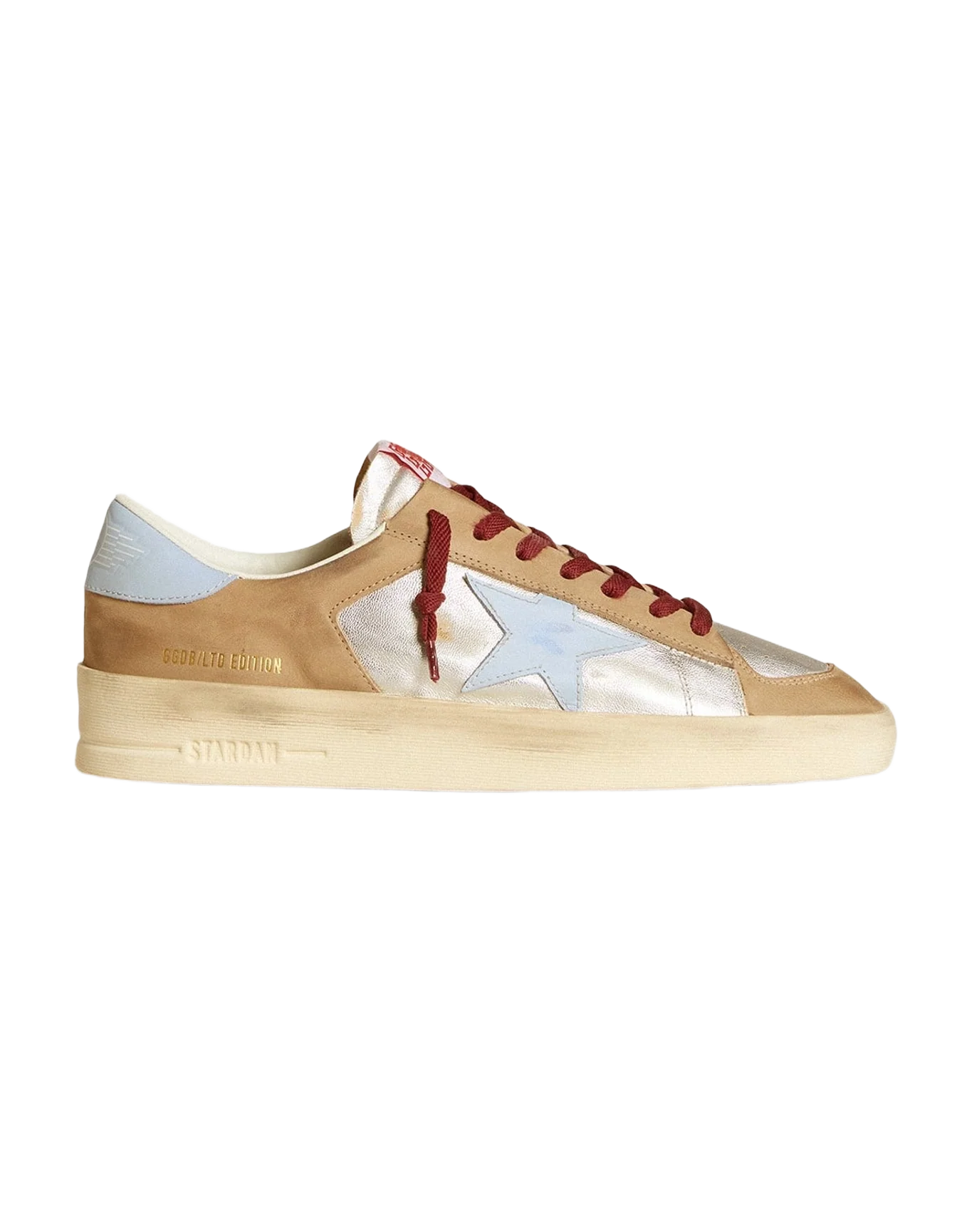 Men | Stardan Ltd with Leather Star & Nubuck Inserts | Silver x Grey x Light Blue (V2) - Image 5