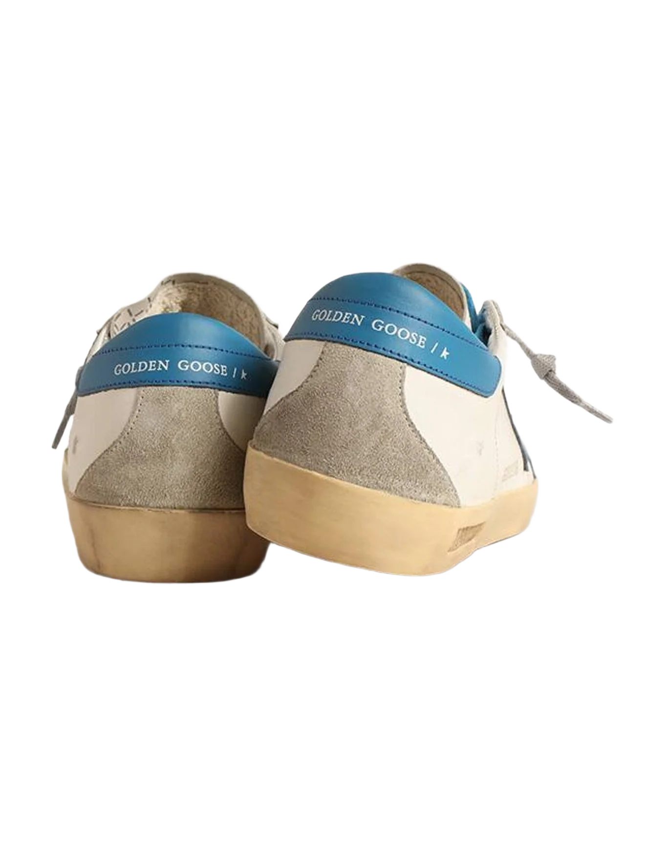 Men | Super-Star Nappa with Leather Star & Heel Tab | White x Light Blue x Ice (V2)