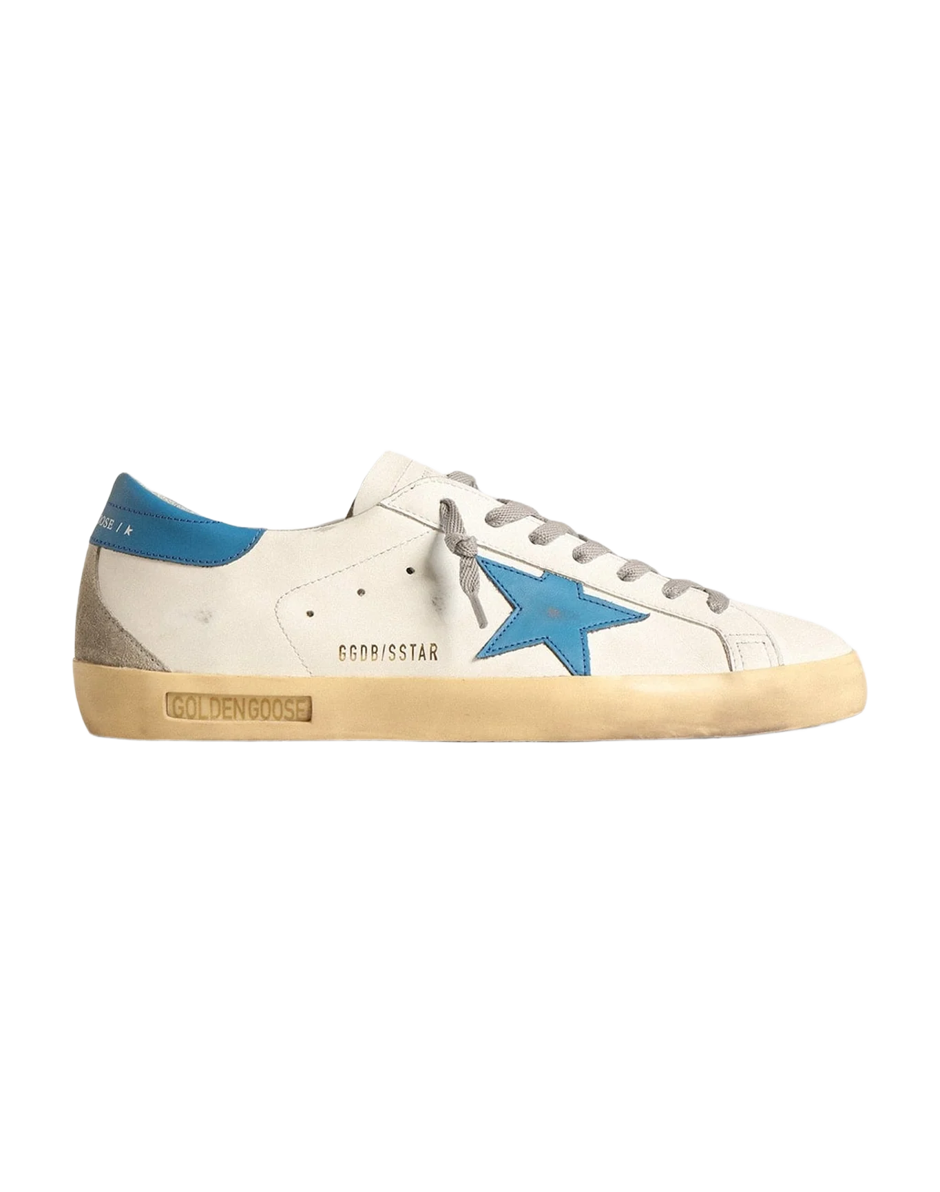 Men | Super-Star Nappa with Leather Star & Heel Tab | White x Light Blue x Ice (V2) - Image 7