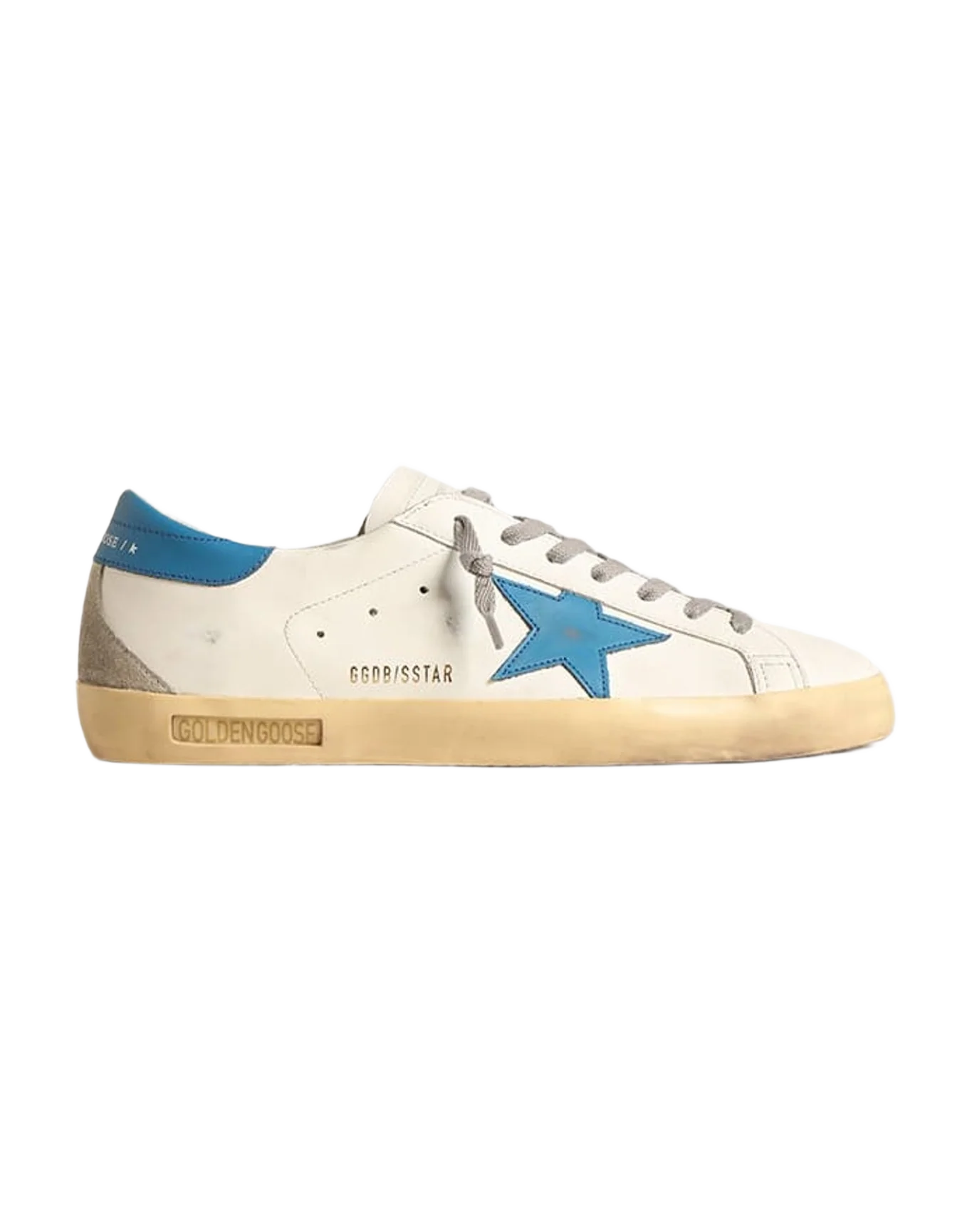 Men | Super-Star Nappa with Leather Star & Heel Tab | White x Light Blue x Ice (V2) - Image 8