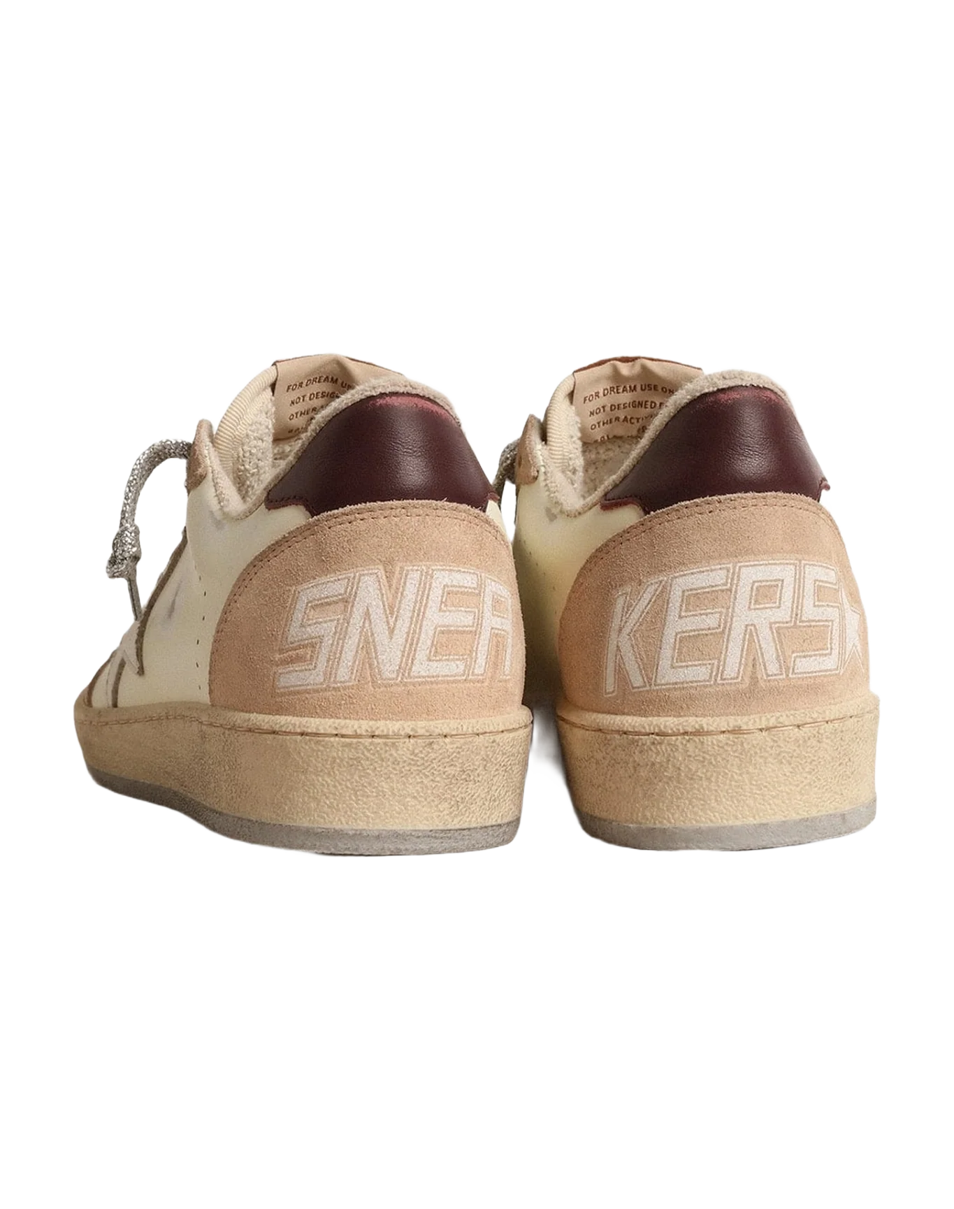 Women | Ball Star Ltd with White Star & Burgundy Leather Heel Tab | Light Yellow x Nude x Milk x Purple (V2) - Image 7