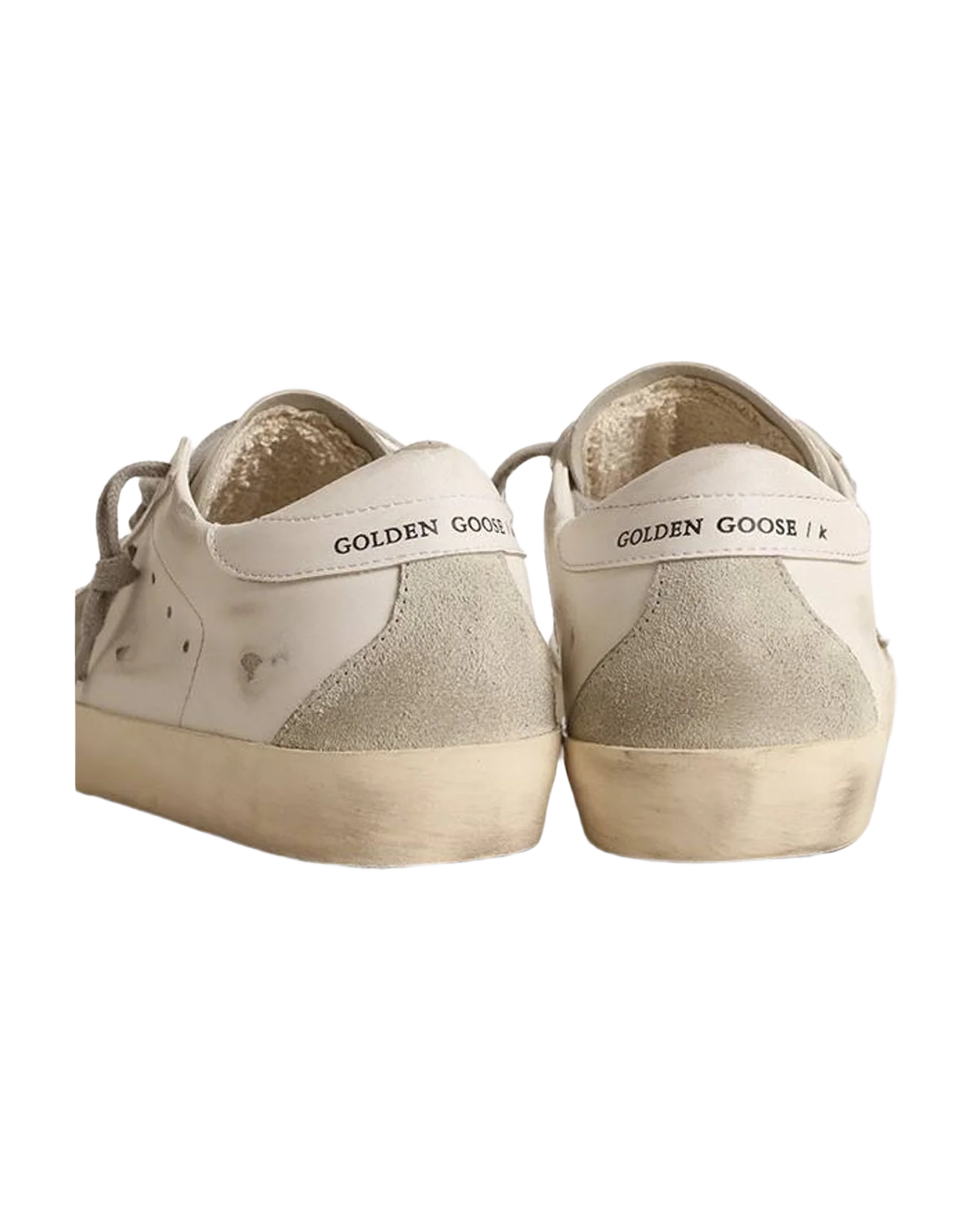 Women | Bio Based Super-Star with Gray Suede Star | White x Ice (V1) - Image 3