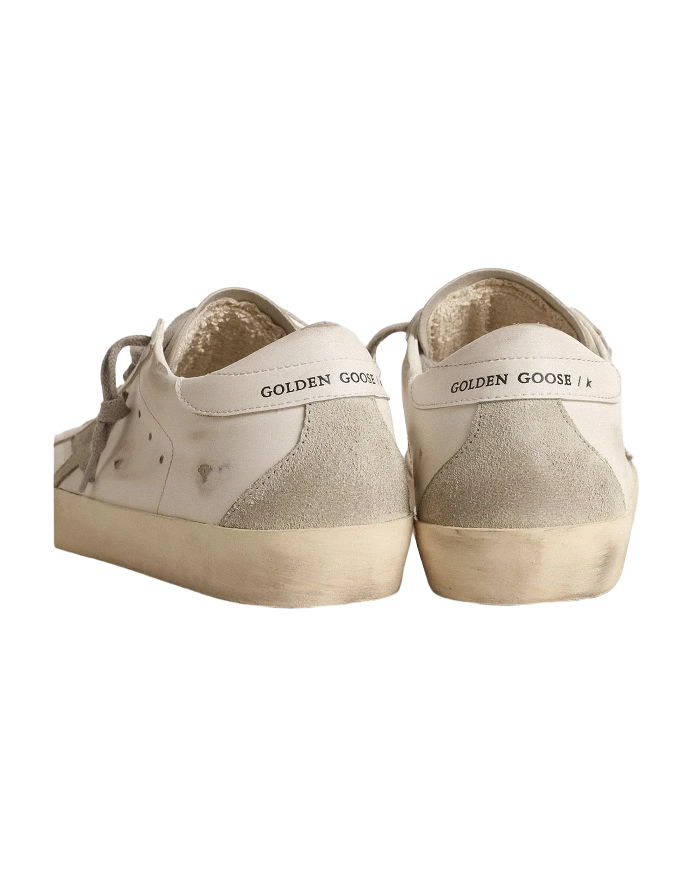 Women | Bio Based Super-Star with Gray Suede Star | White x Ice (V1) - Image 4