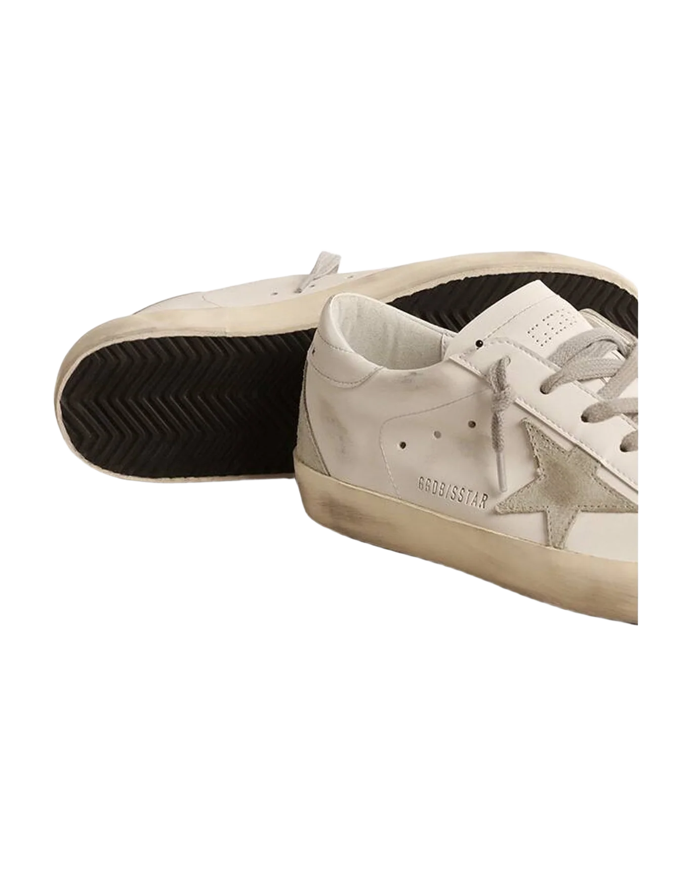 Women | Bio Based Super-Star with Gray Suede Star | White x Ice (V1) - Image 5