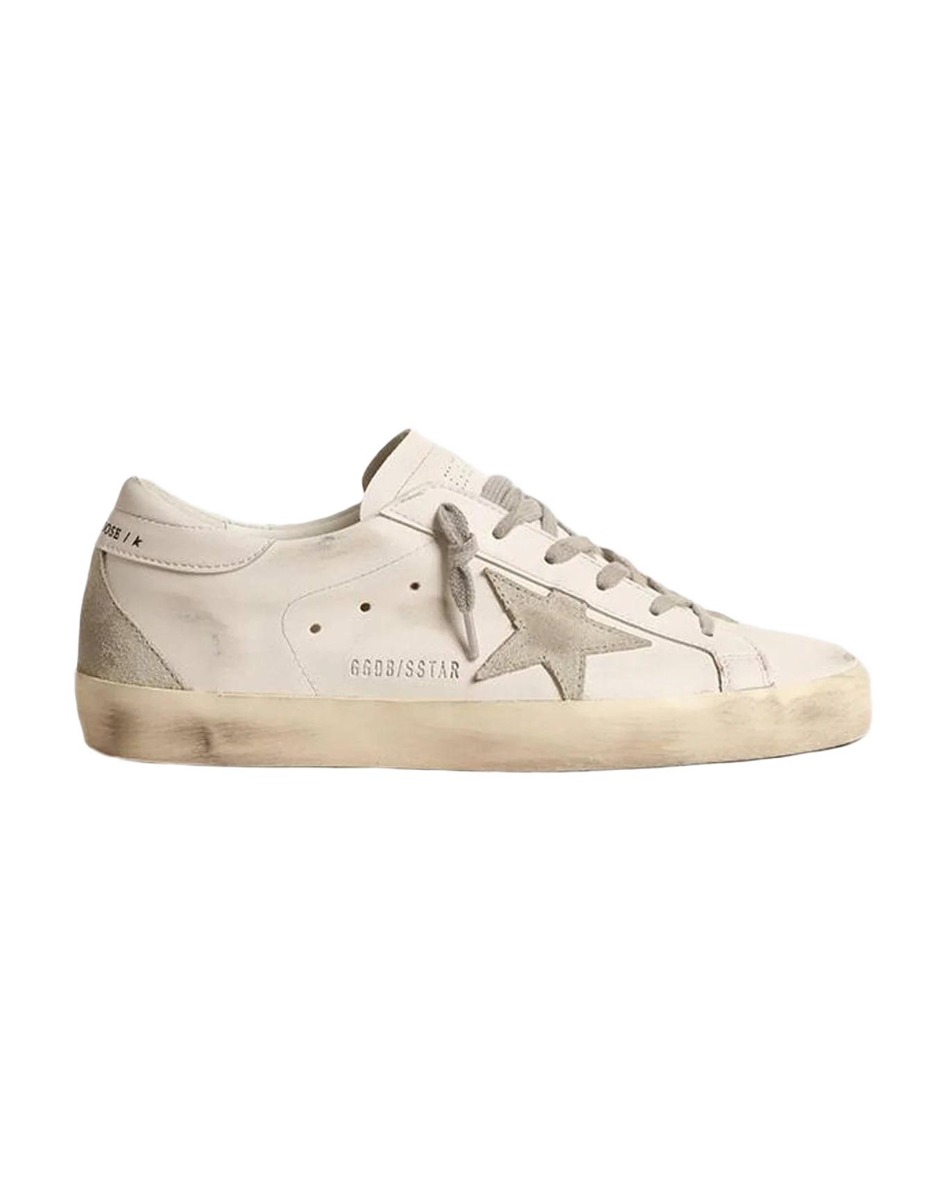 Women | Bio Based Super-Star with Gray Suede Star | White x Ice (V1) - Image 7