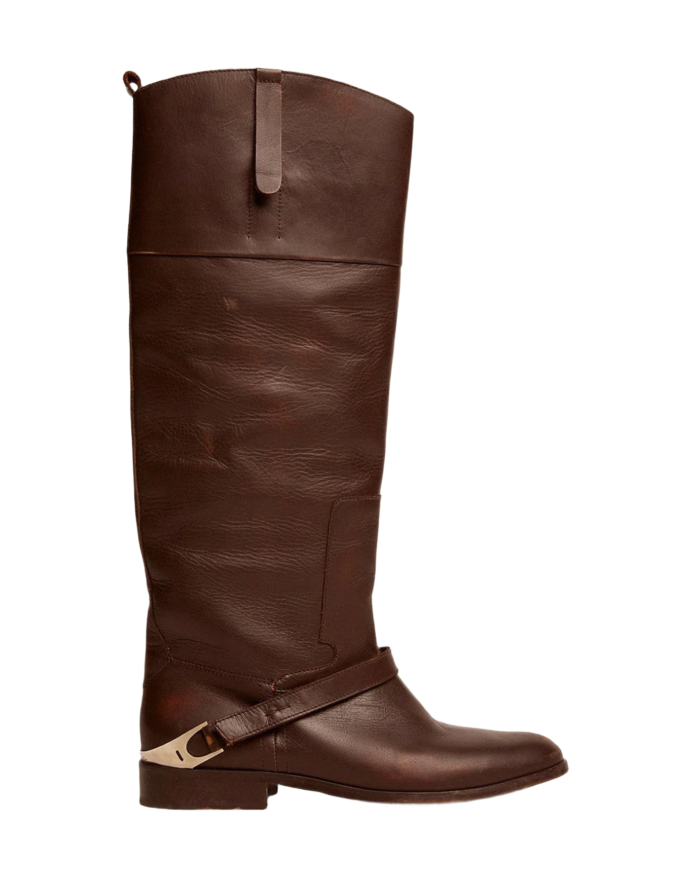 Women | Charlie Boots Leather & Clamp On The Heel | Dark Brown (V2) - Image 7