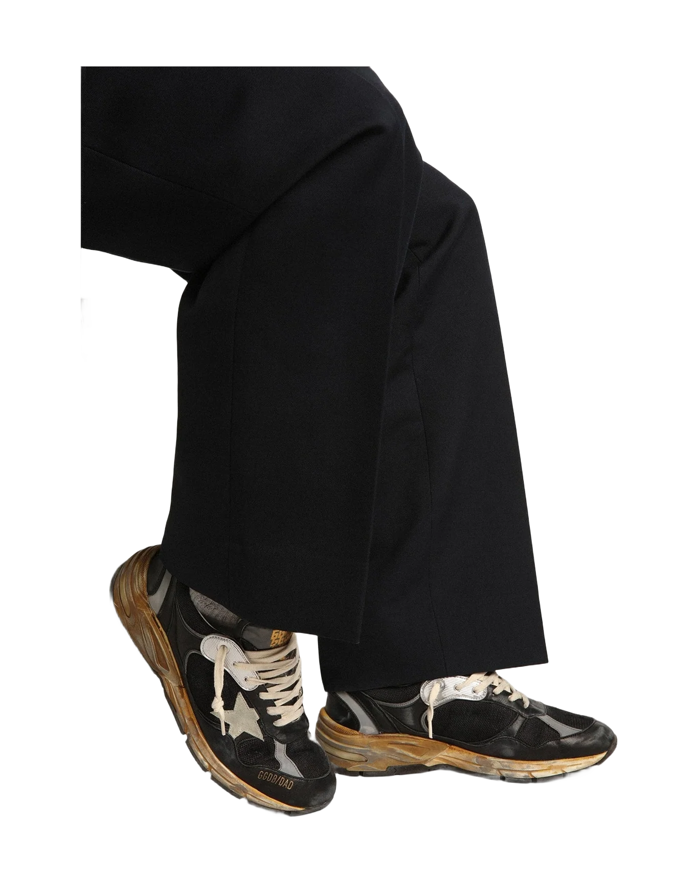 Women | Dad Star Mesh & Nappa with Colored Star | Black x Silver x Ice (V1)