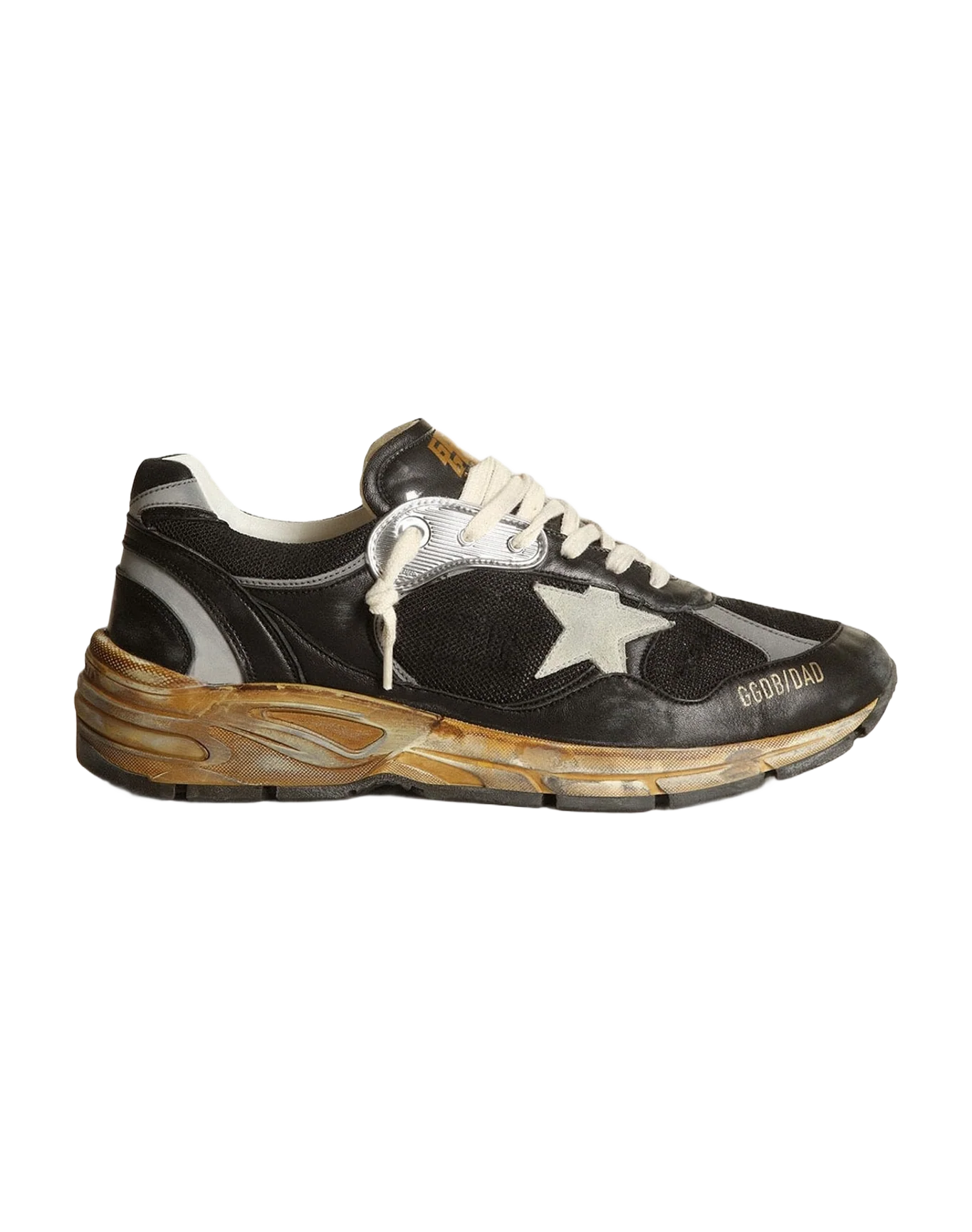 Women | Dad Star Mesh & Nappa with Colored Star | Black x Silver x Ice (V1) - Image 10