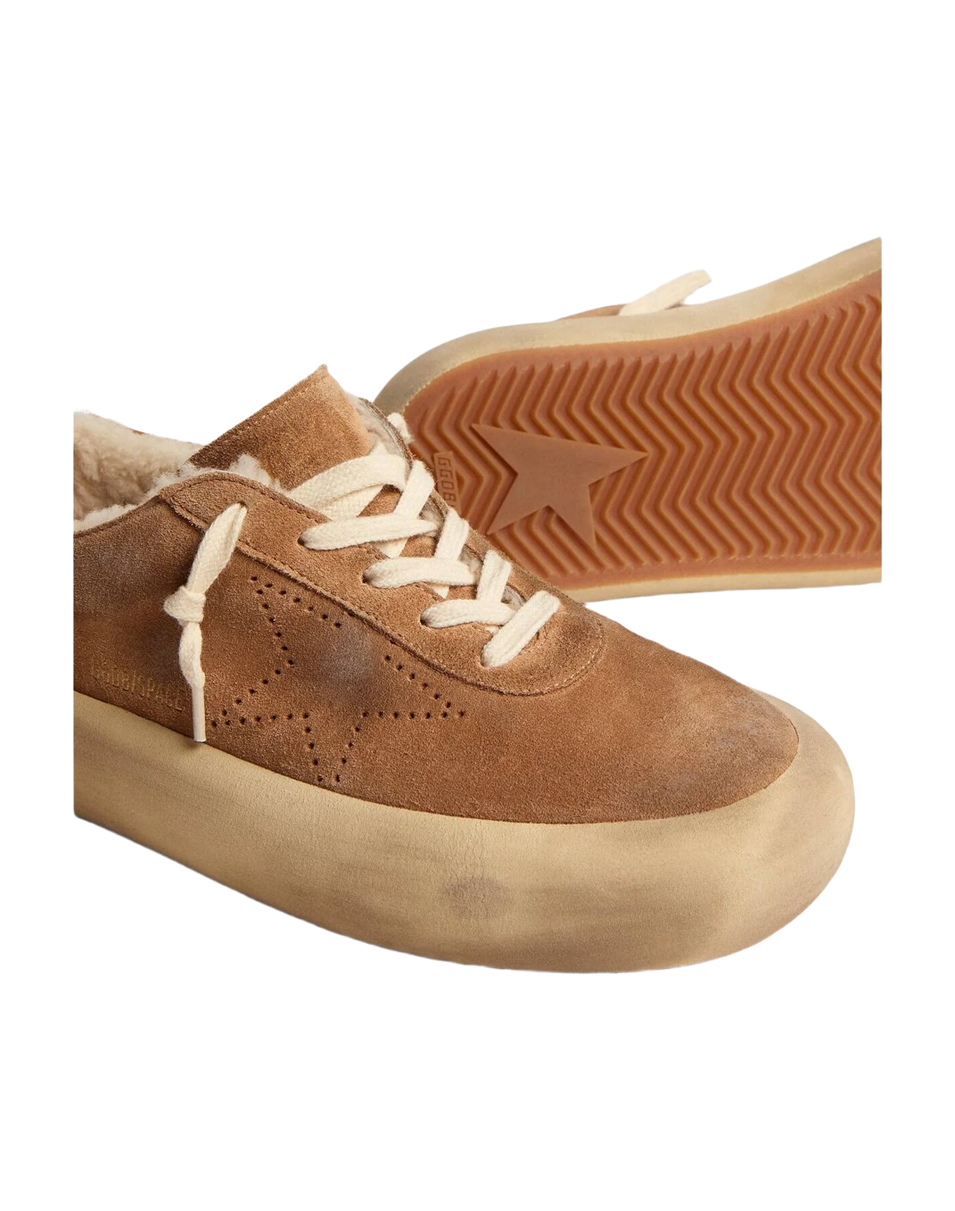 Women | Space Star Shoes Colored Suede with Shearling Lining | Tobacco (V2) - Image 5