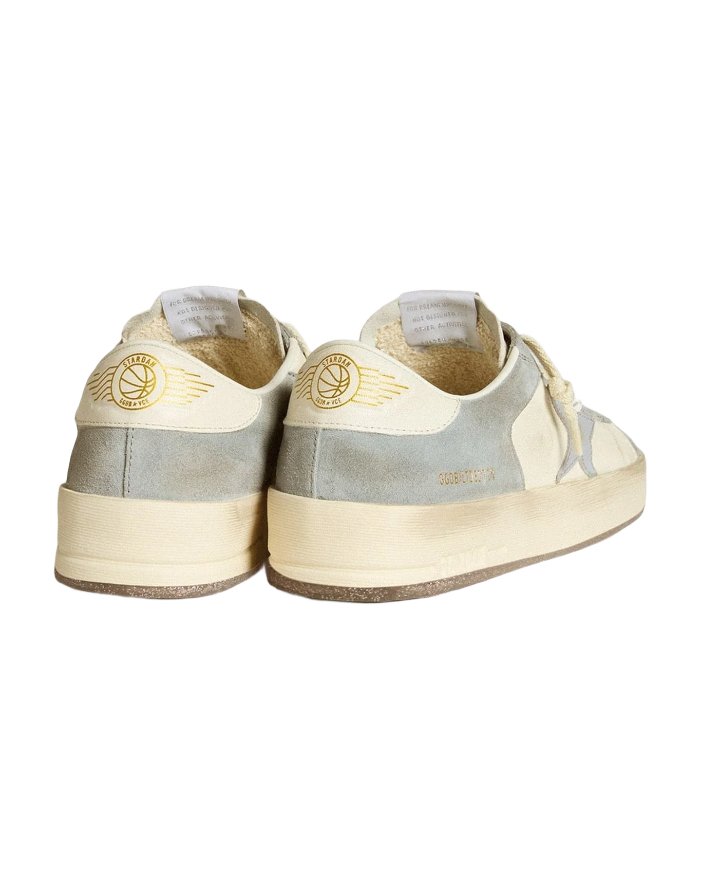 Women | Stardan Ltd Nappa & Suede with Leather Star & Nappa Heel Tab | Light Blue x White (V2) - Image 2