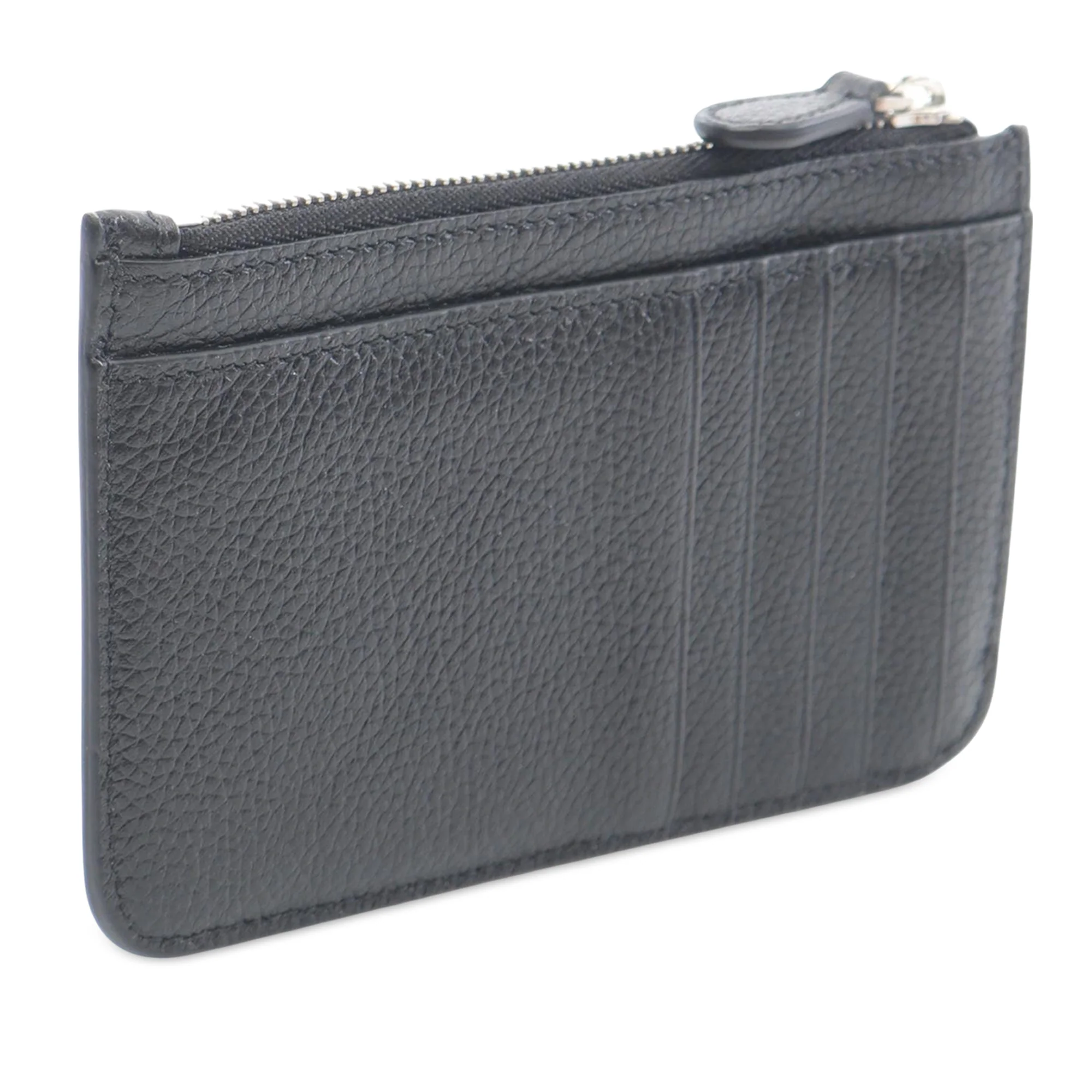 Balenciaga | Pre-Owned Leather Cash Coin Pouch | Black - Image 2