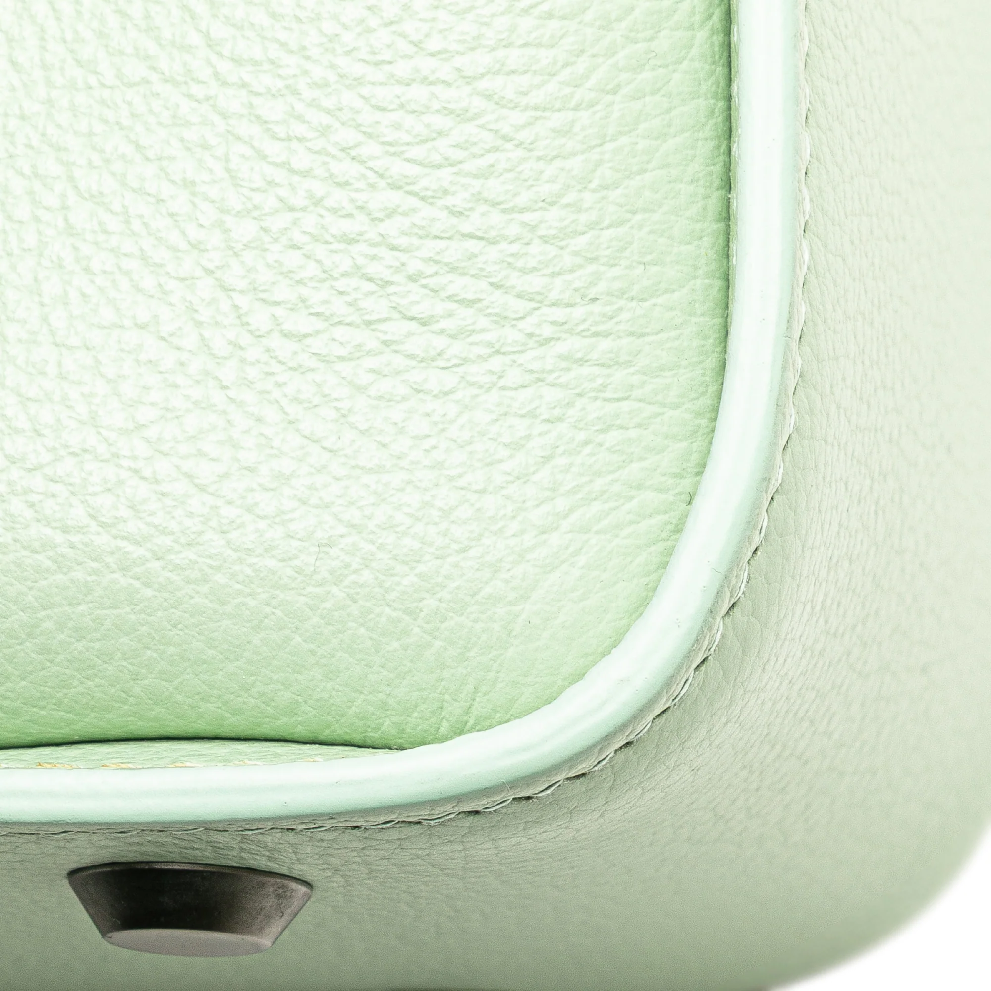 Balenciaga | Pre-Owned Pebbled Calfskin Tool 2.0 North South XS Tote | Green/Light Green - Image 3