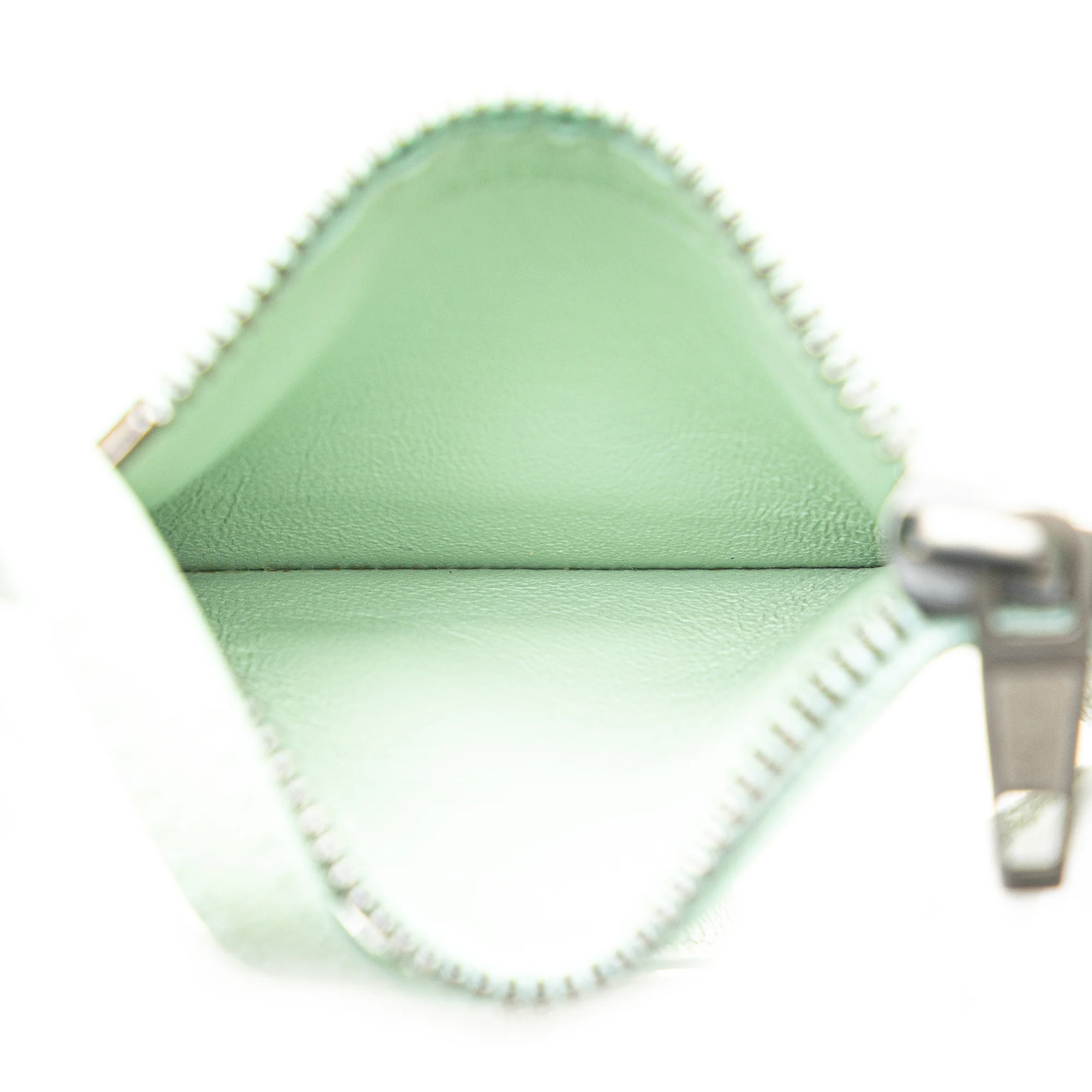 Balenciaga | Pre-Owned Pebbled Calfskin Tool 2.0 North South XS Tote | Green/Light Green - Image 9