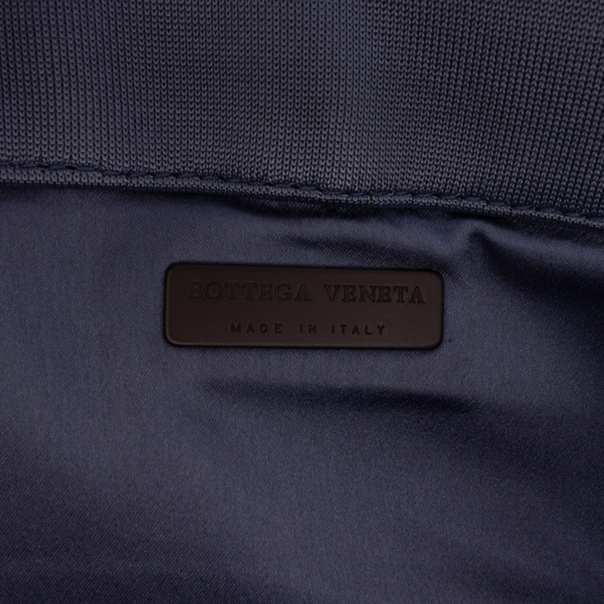Bottega Veneta | Pre-Owned Canvas Intrecciato Buckle Flap Handbag | Blue/Denim - Image 13