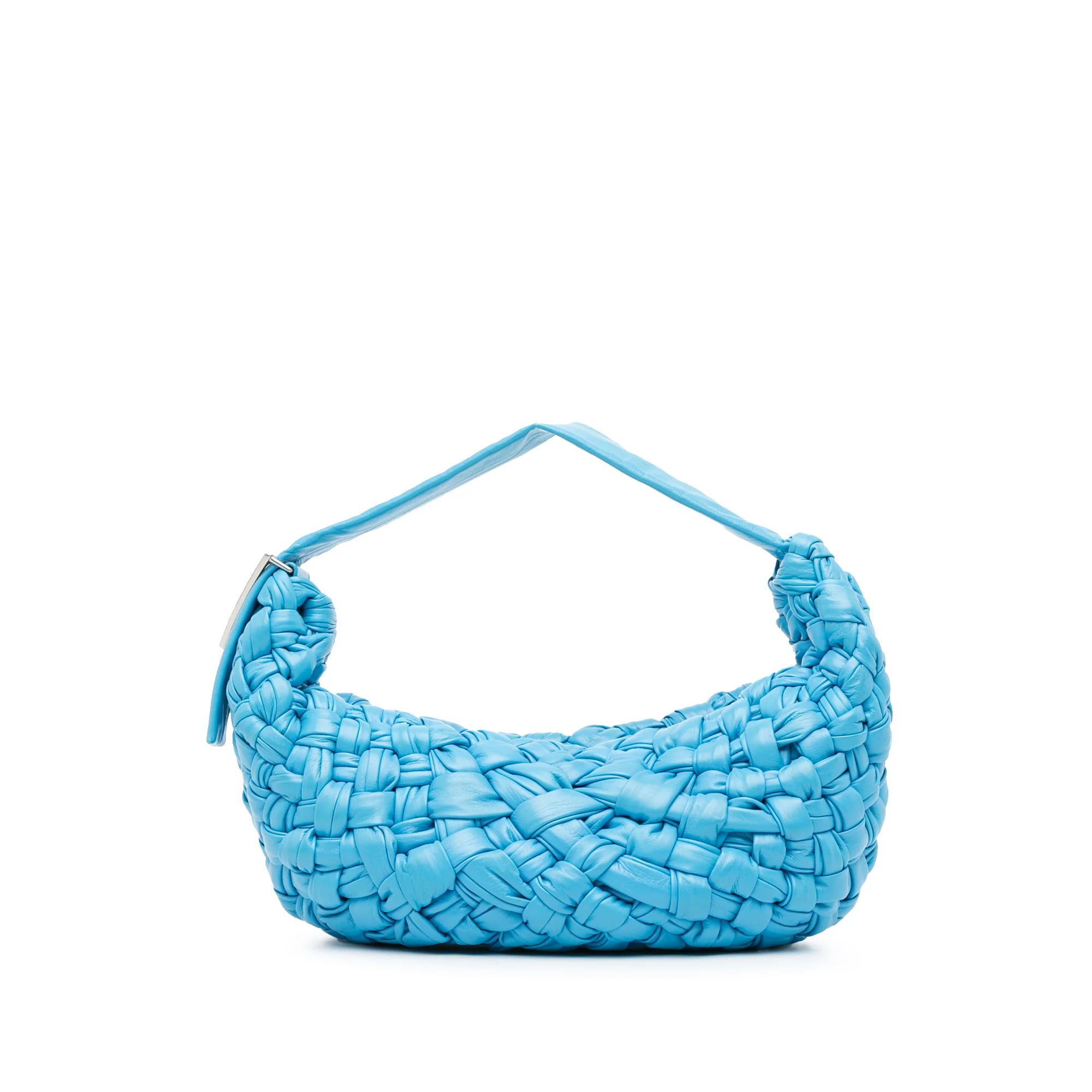 Bottega Veneta | Pre-Owned Foulard Intrecciato Banana | Blue