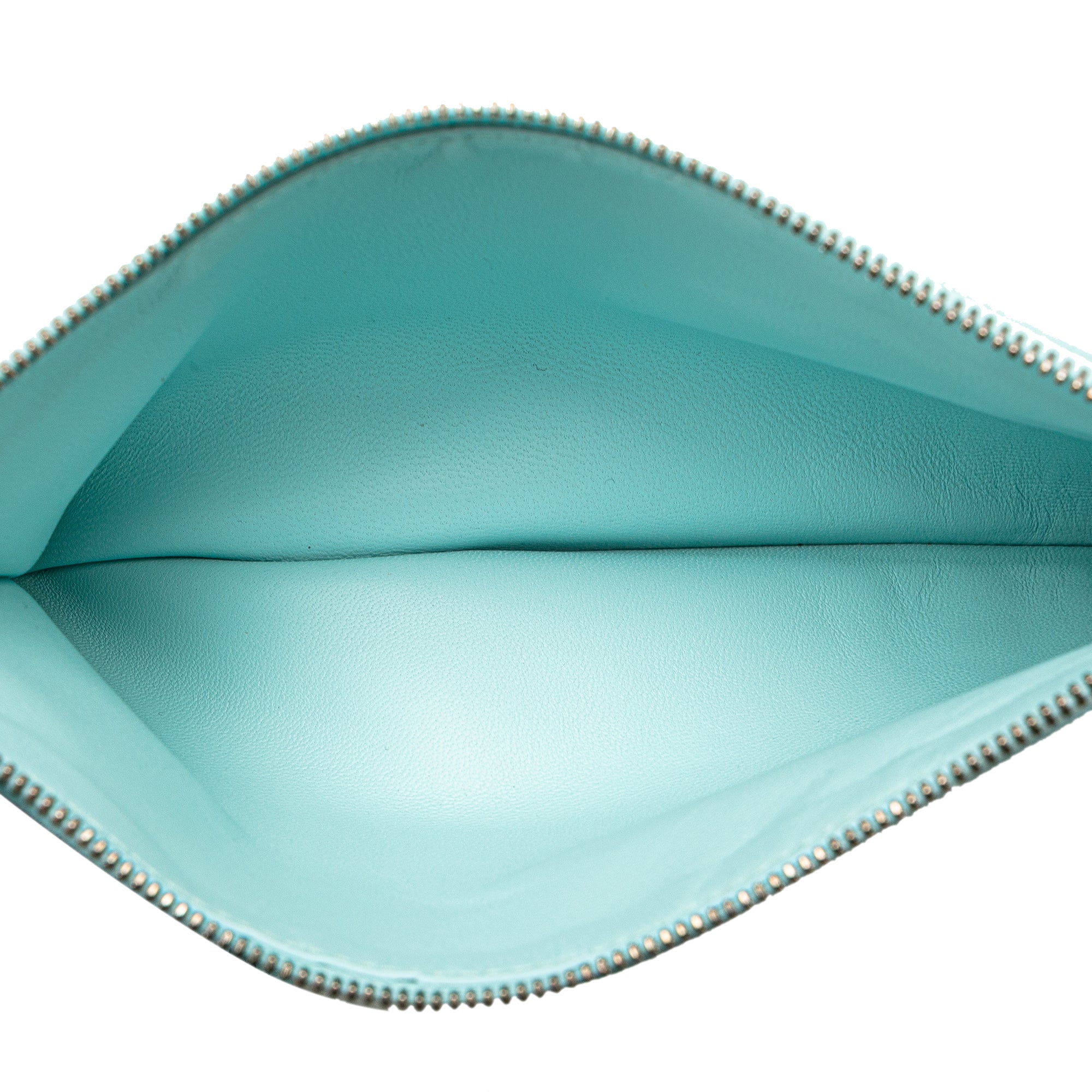 Bottega Veneta | Pre-Owned Large Lambskin Intreccio Padded Tote | Blue/Light Blue - Image 3